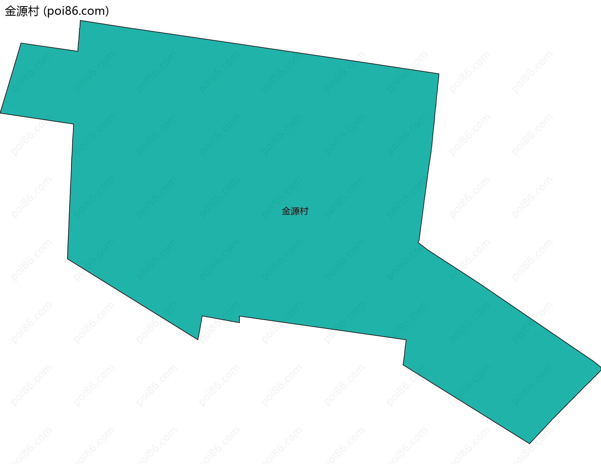 金源村边界地图