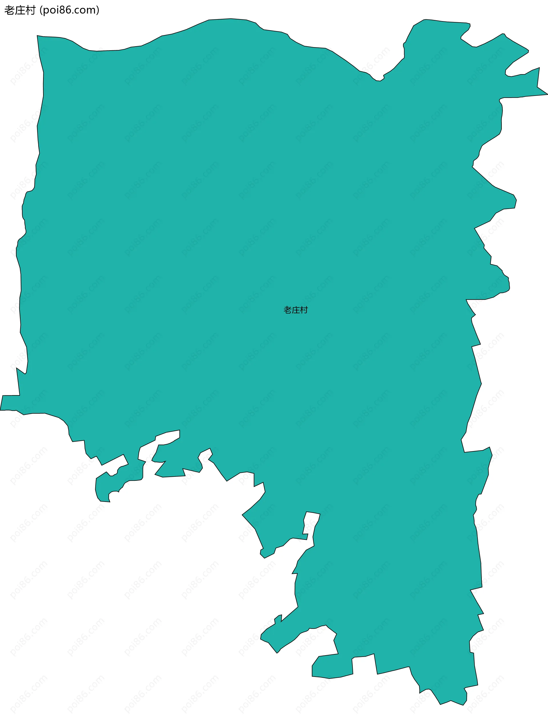 老庄村边界地图