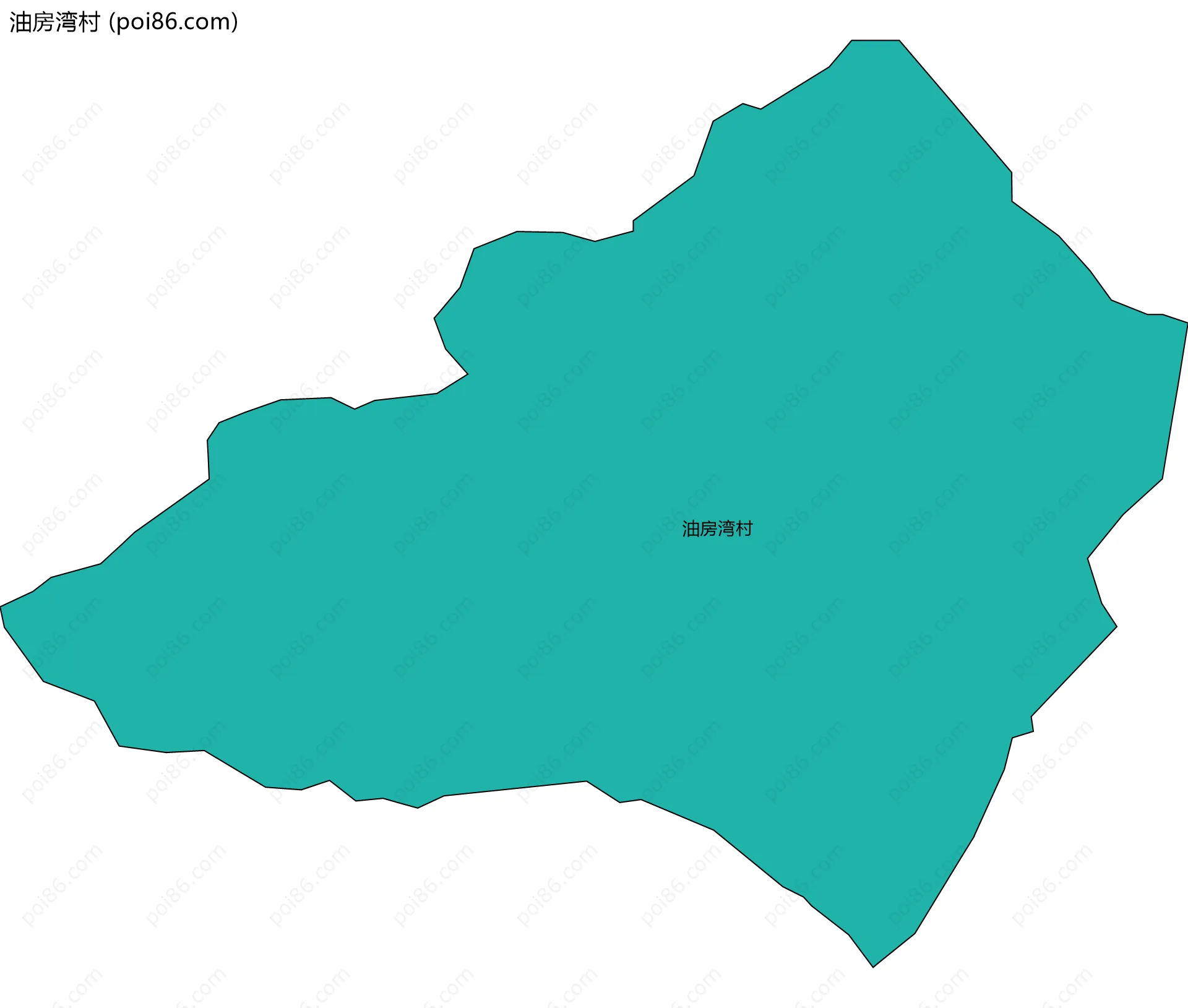 油房湾村边界地图