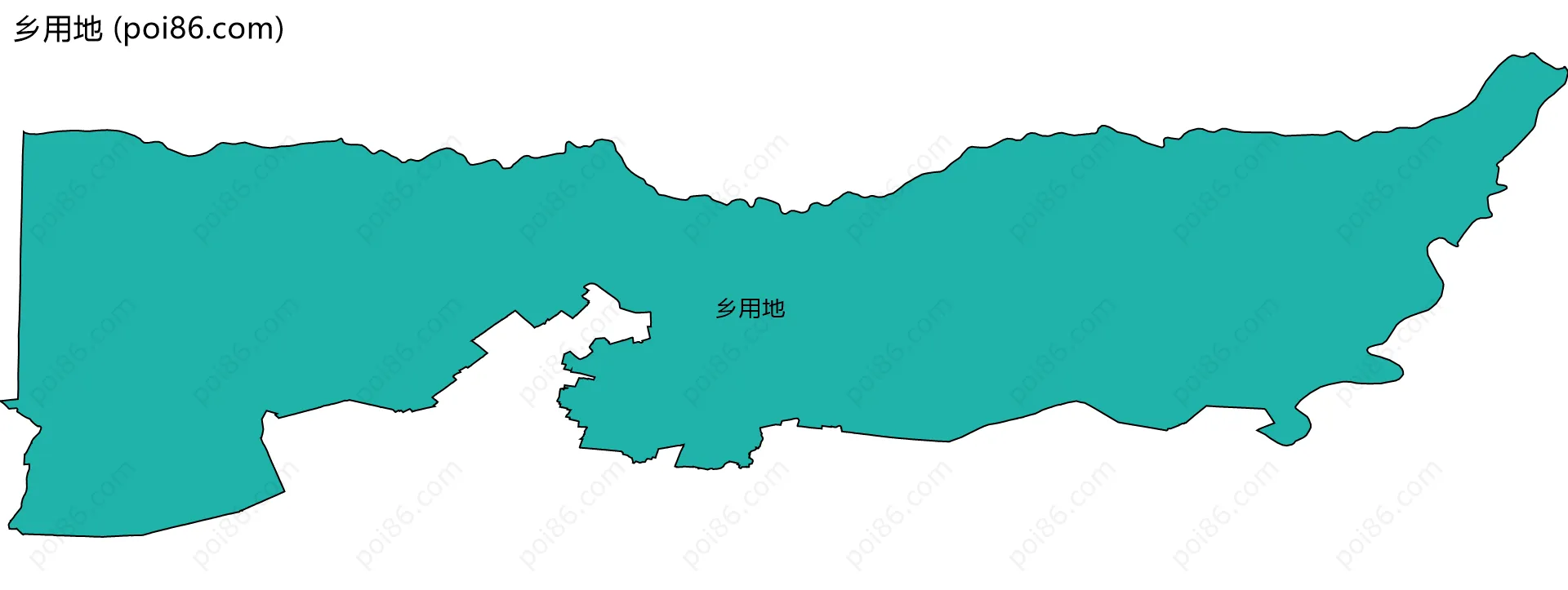 乡用地边界地图