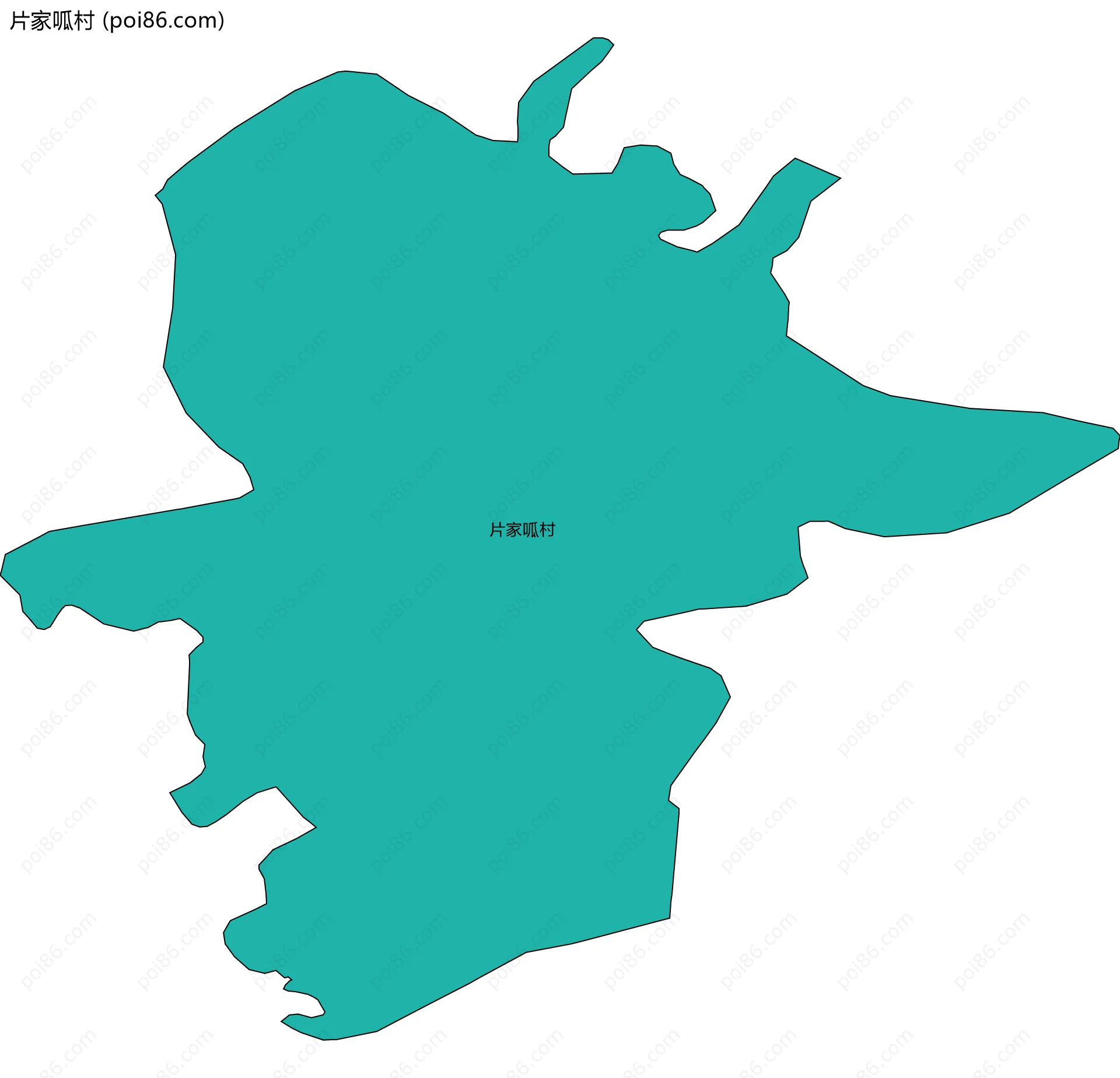 片家呱村边界地图