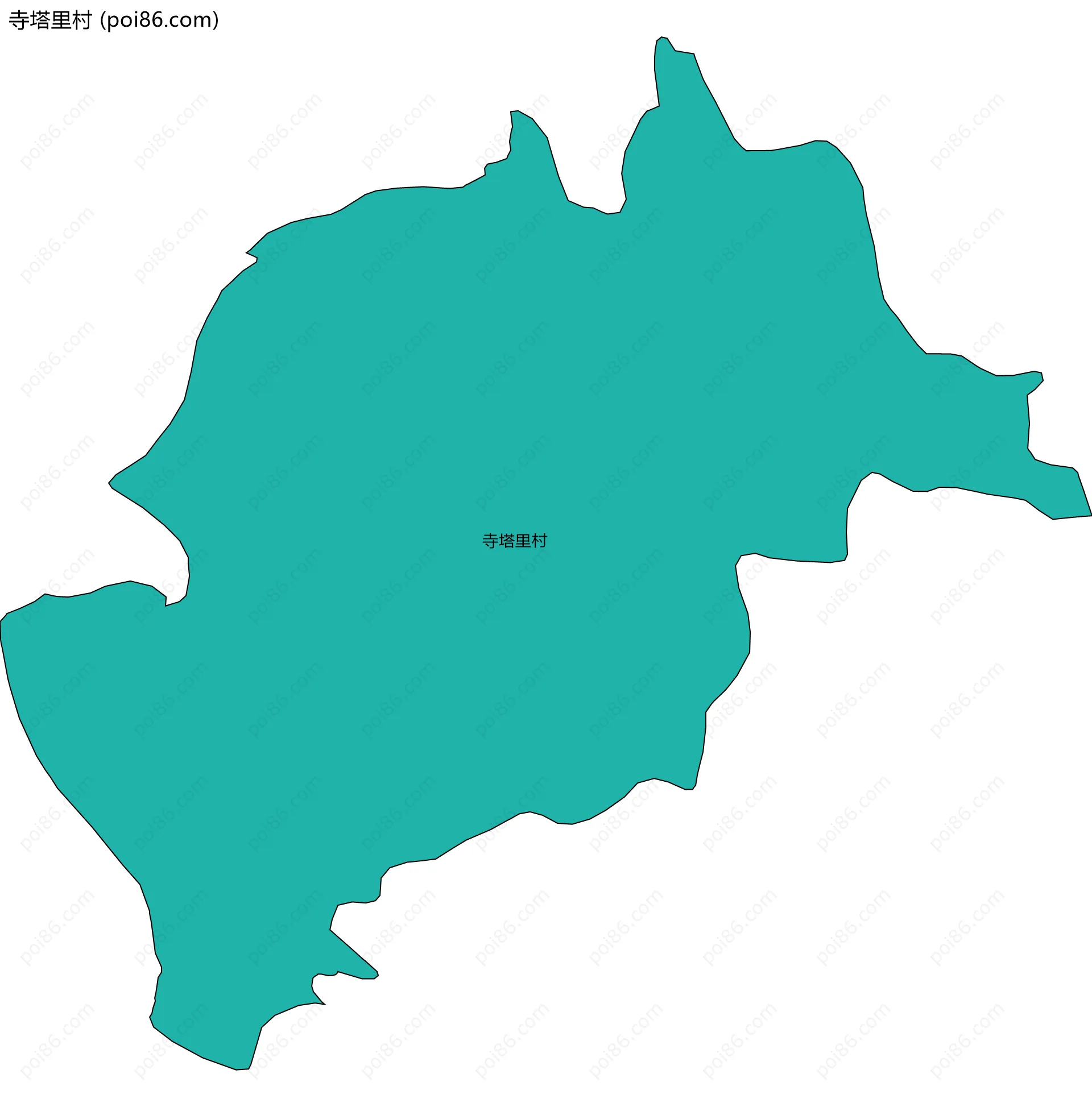 寺塔里村边界地图