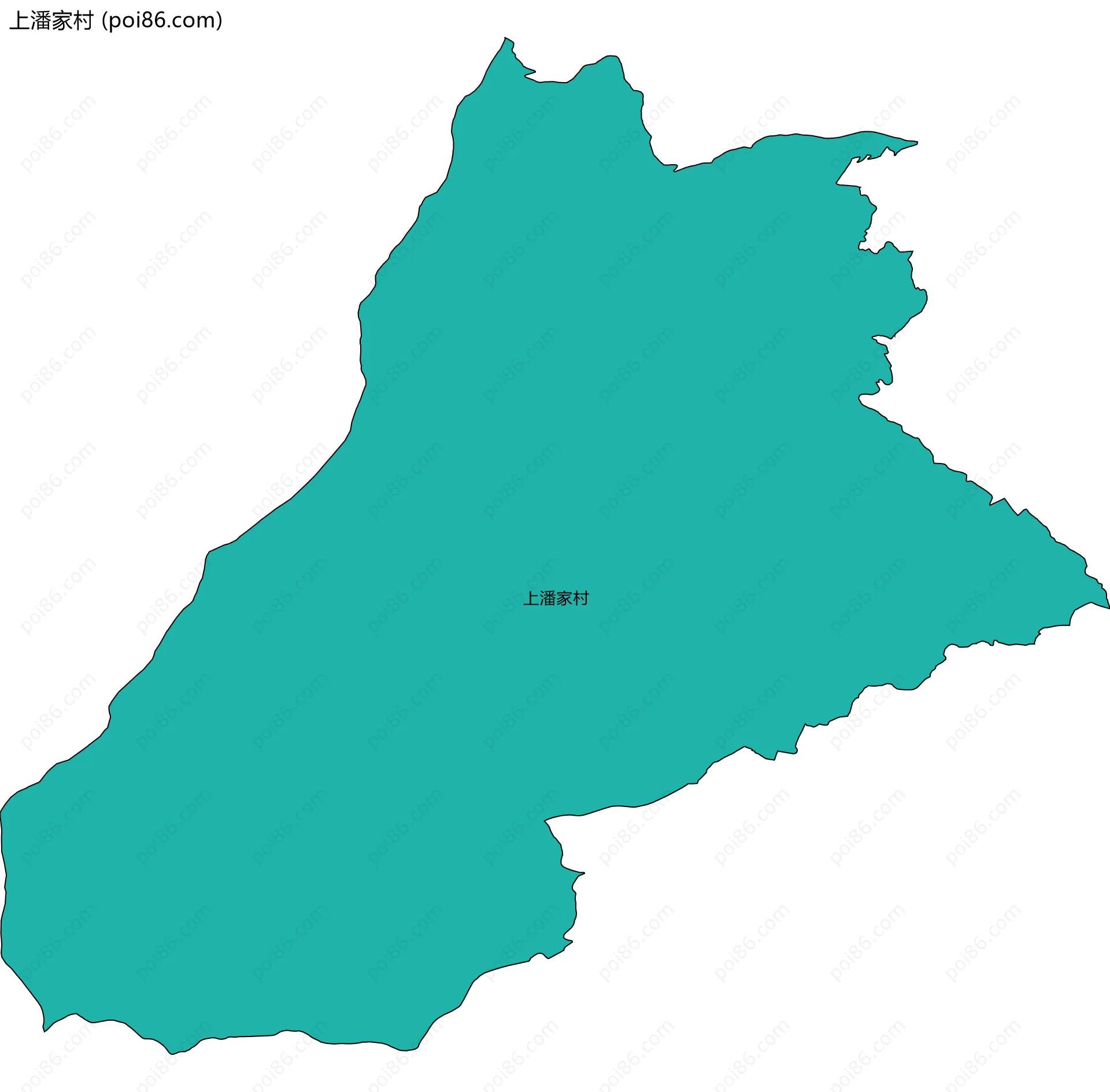 上潘家村边界地图