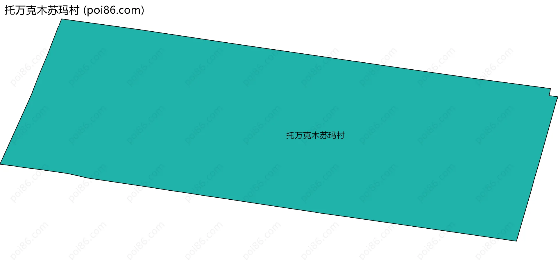 托万克木苏玛村边界地图