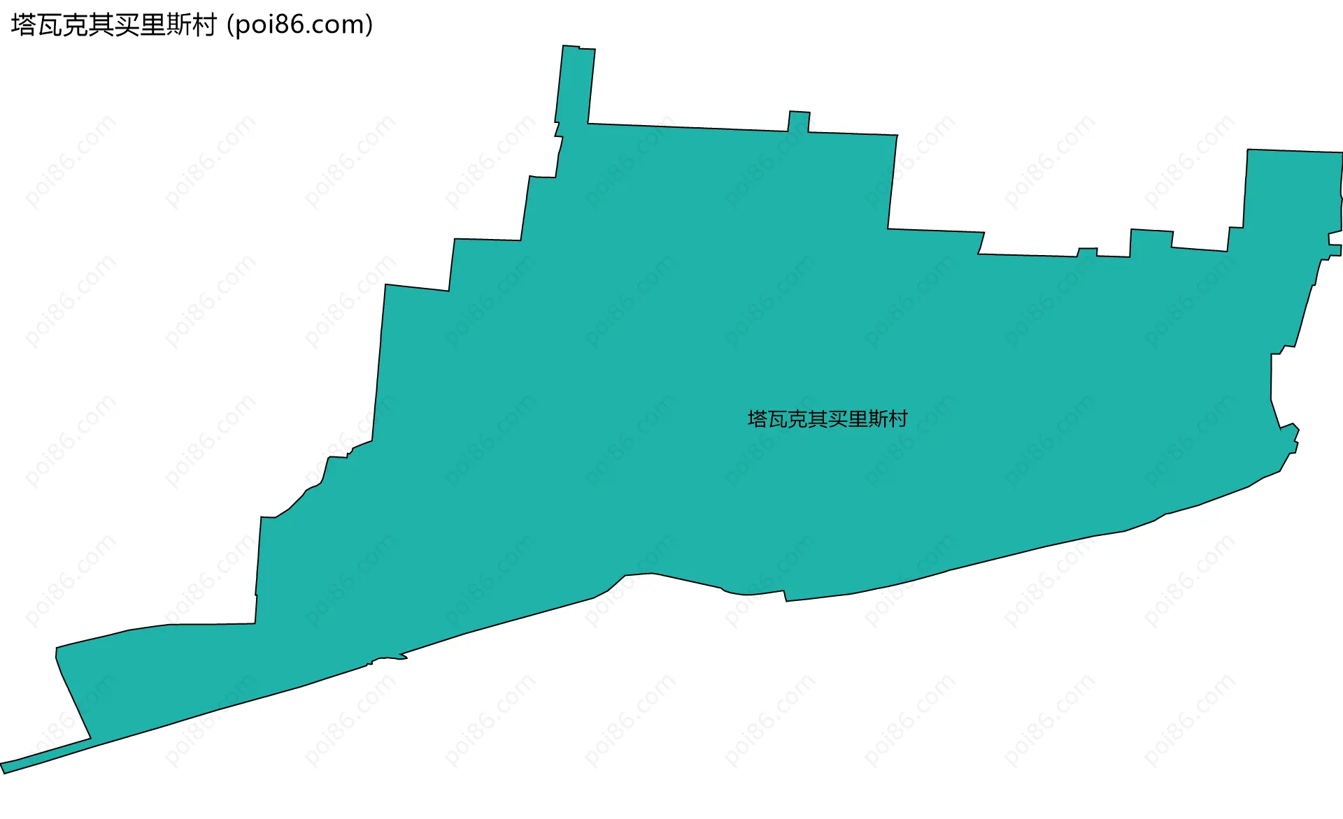 塔瓦克其买里斯村边界地图