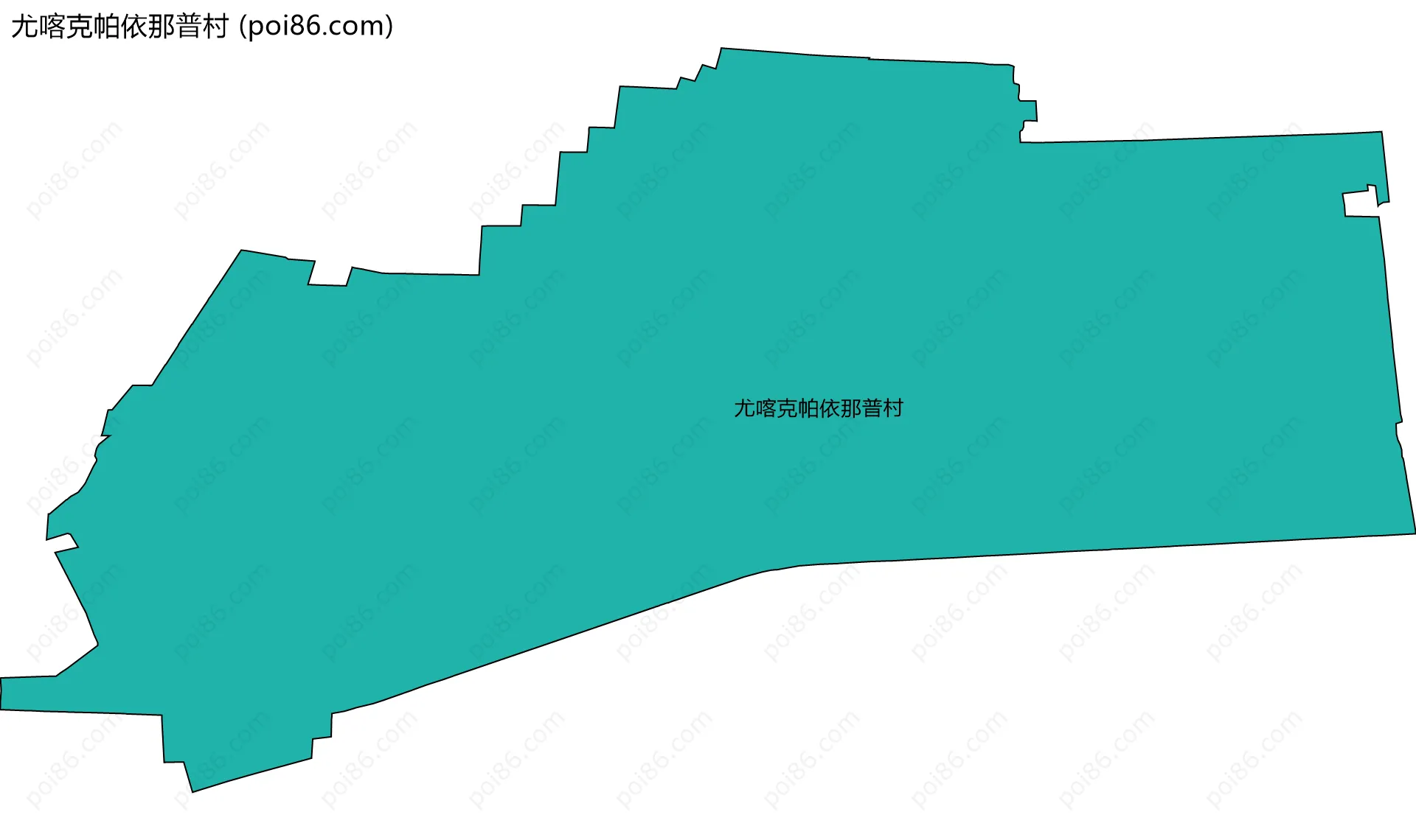 尤喀克帕依那普村边界地图
