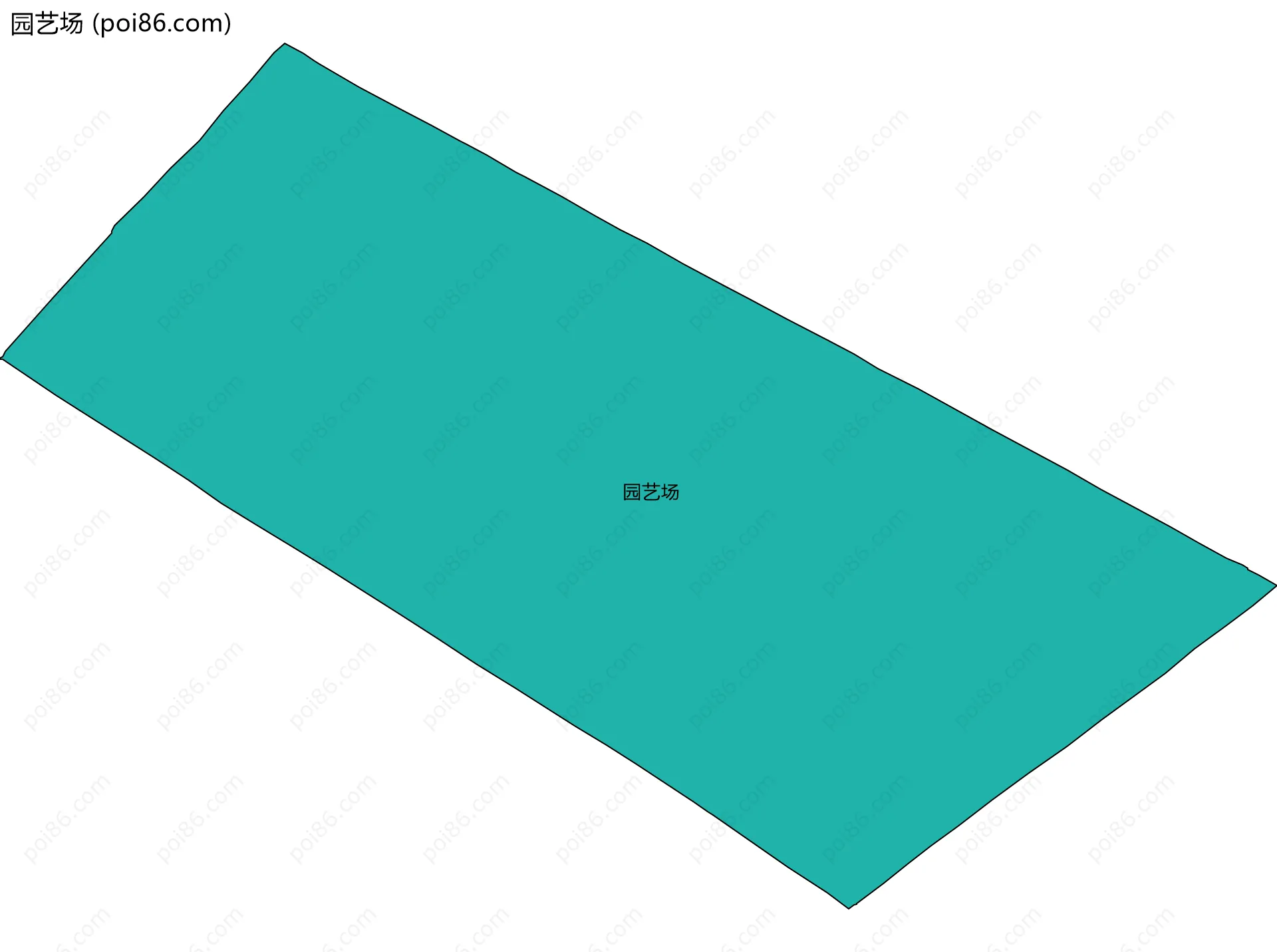园艺场边界地图