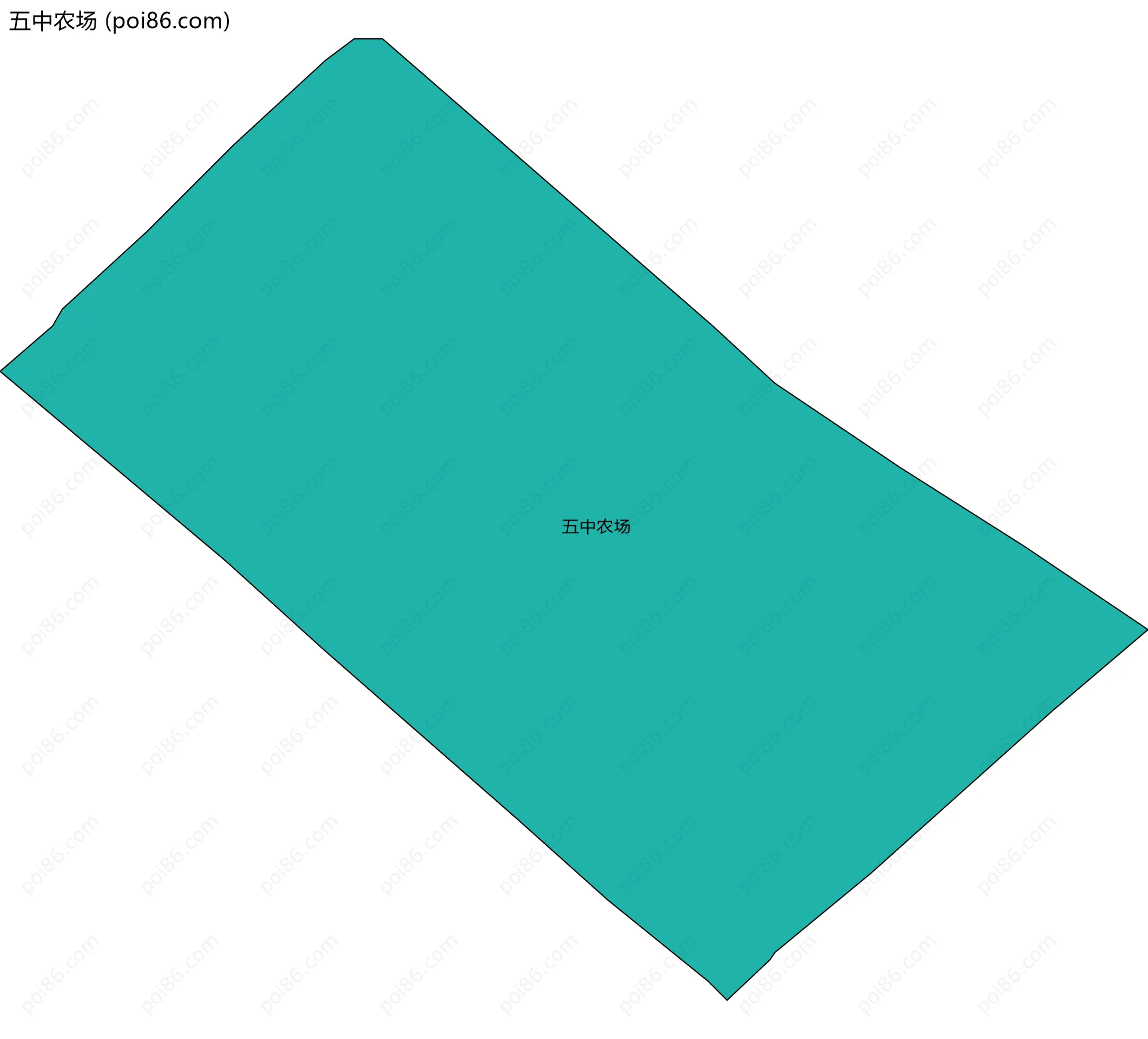 五中农场边界地图