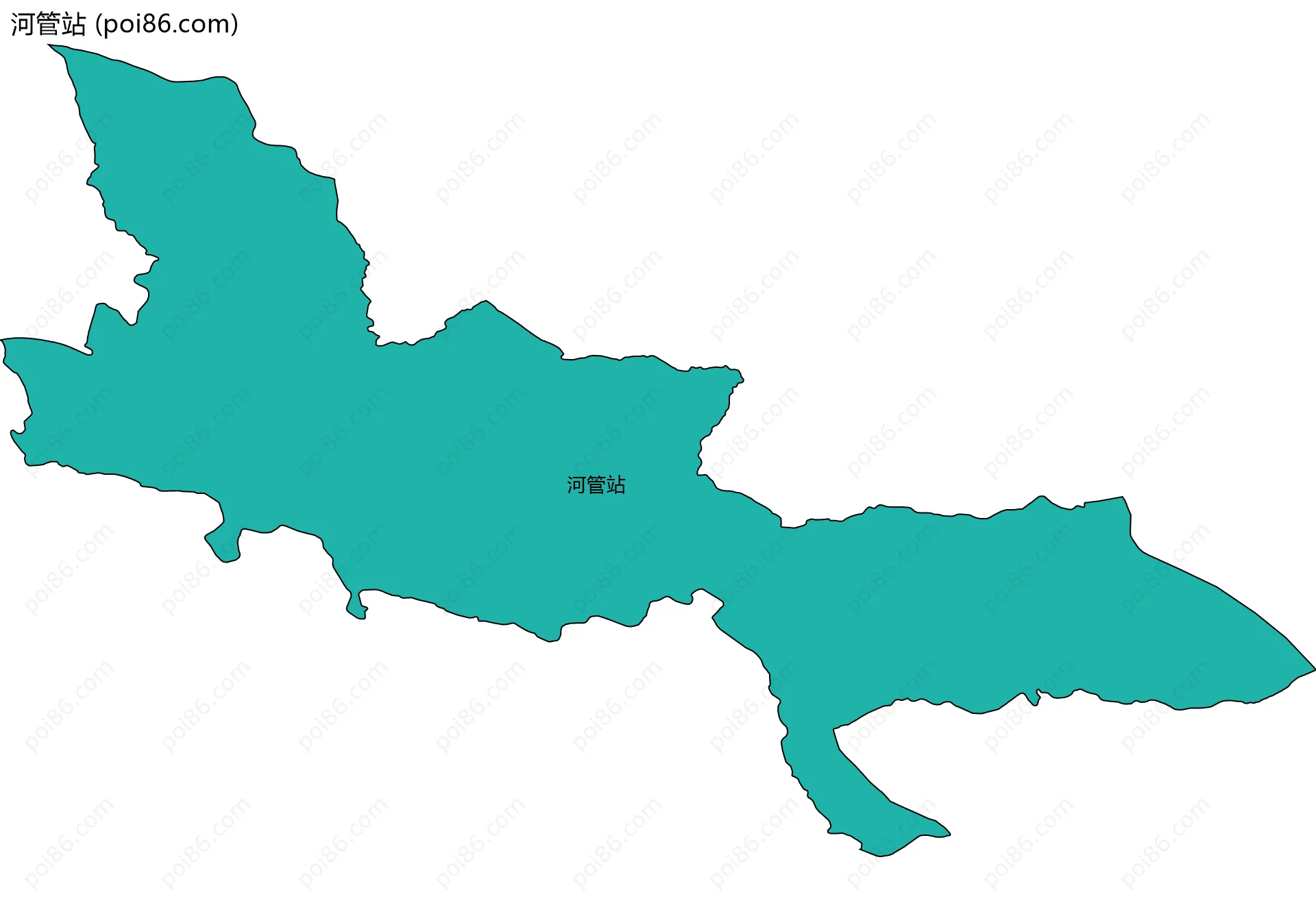 河管站边界地图