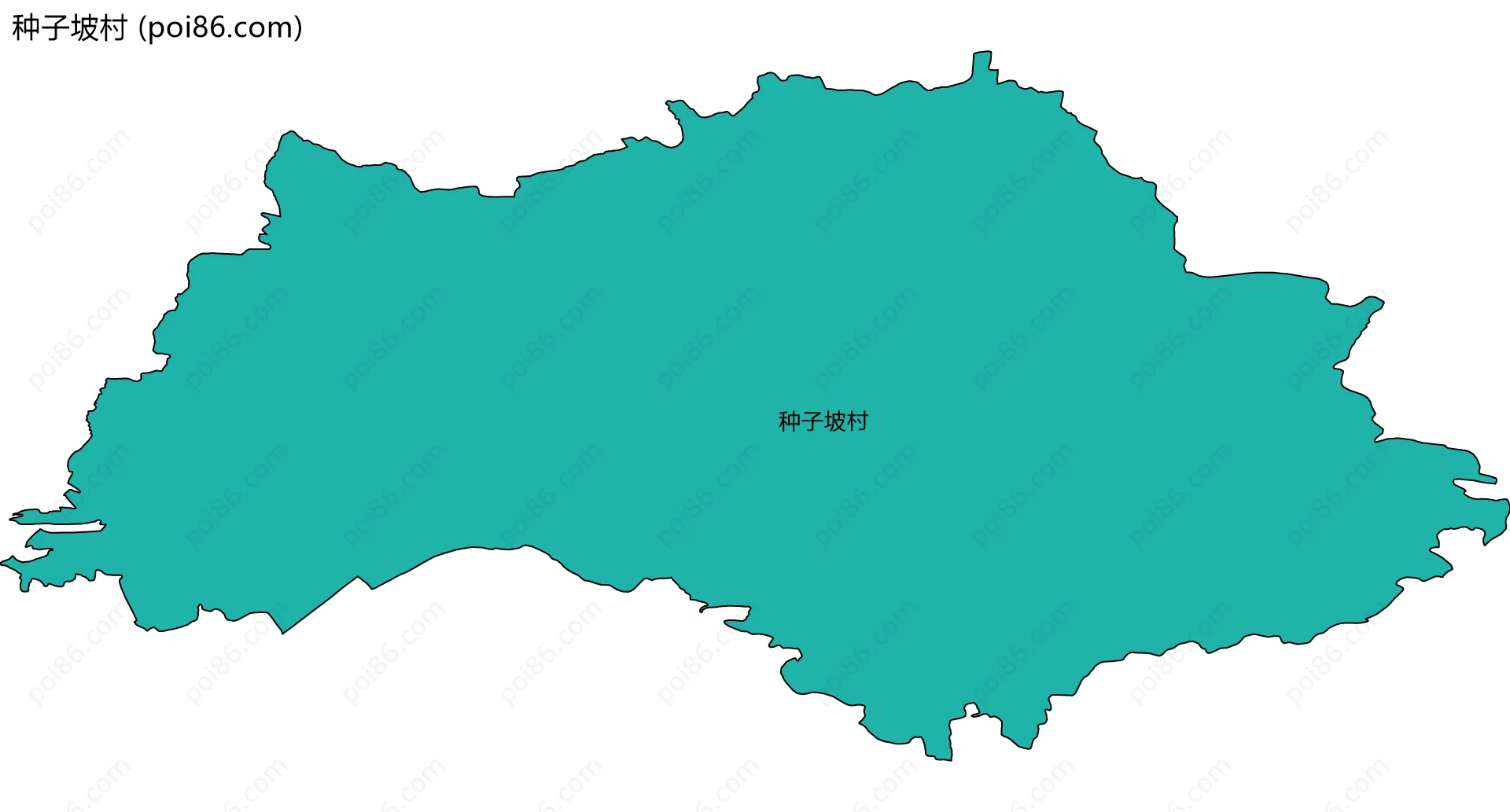 种子坡村边界地图