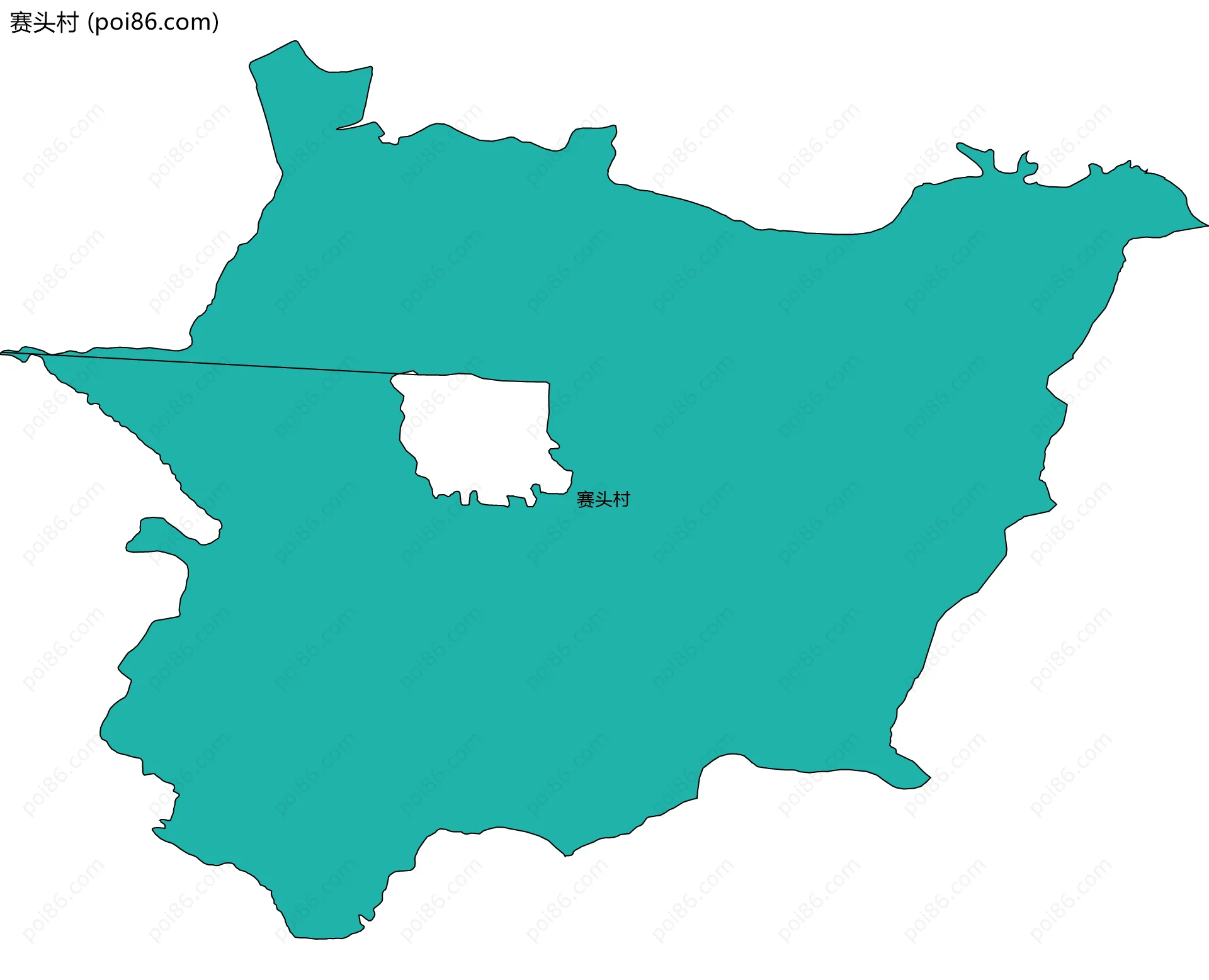 赛头村边界地图