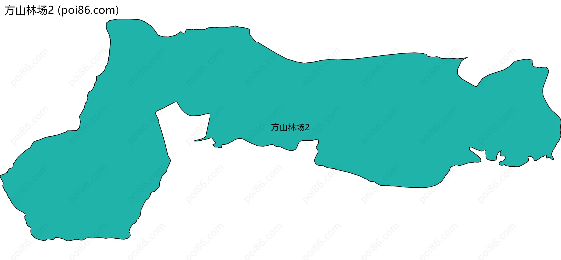 方山林场2边界地图