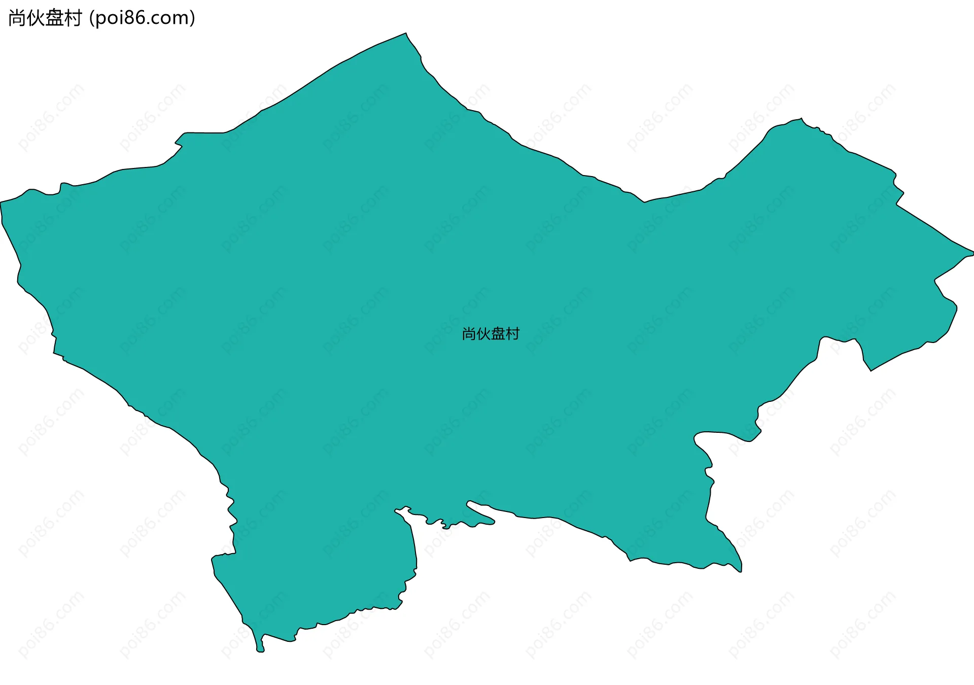 尚伙盘村边界地图