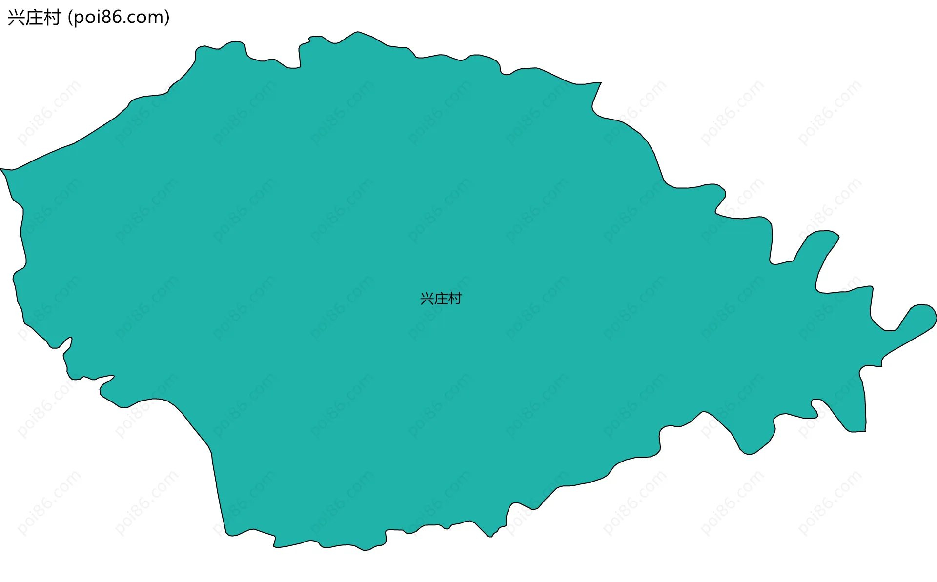 兴庄村边界地图
