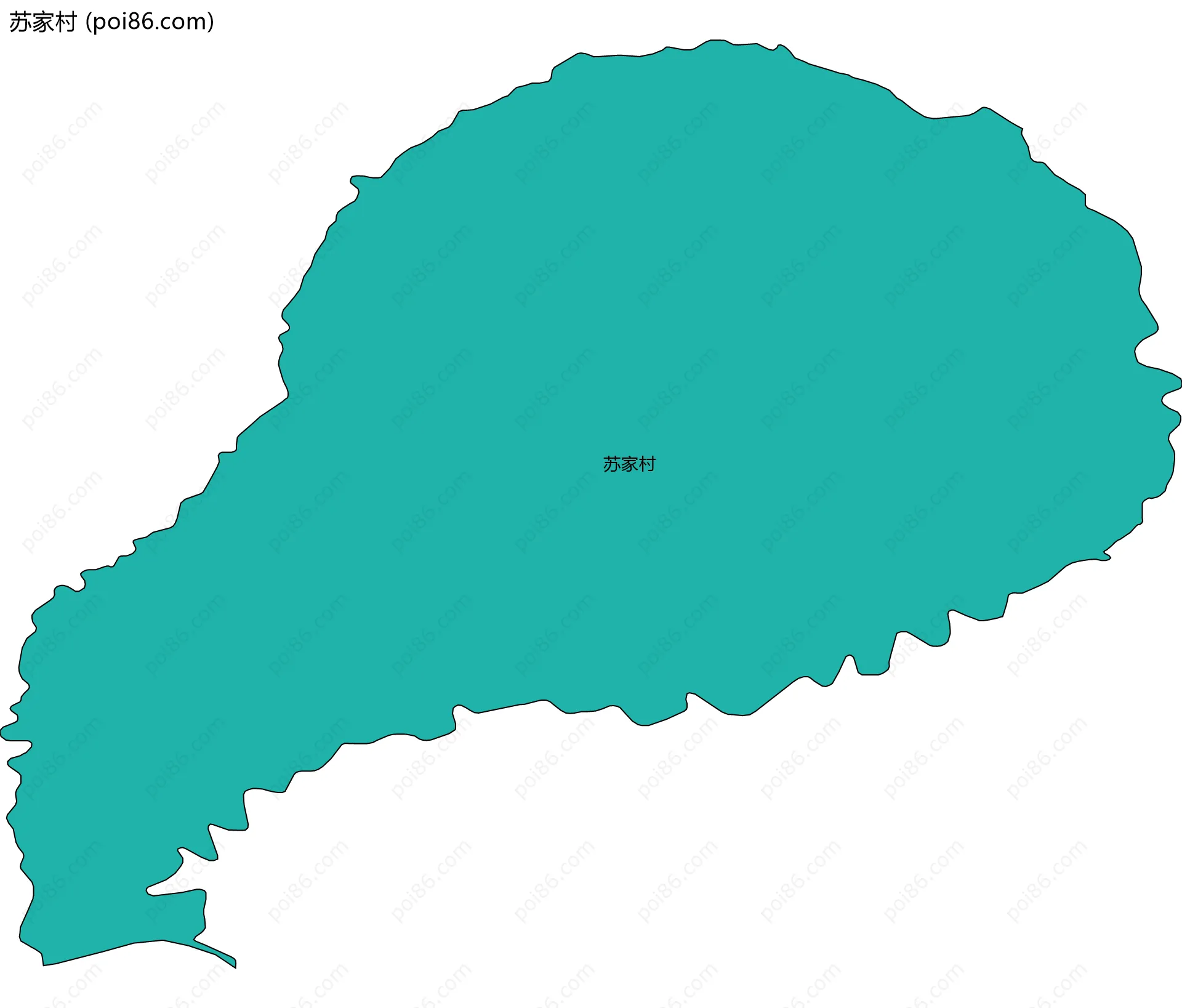 苏家村边界地图