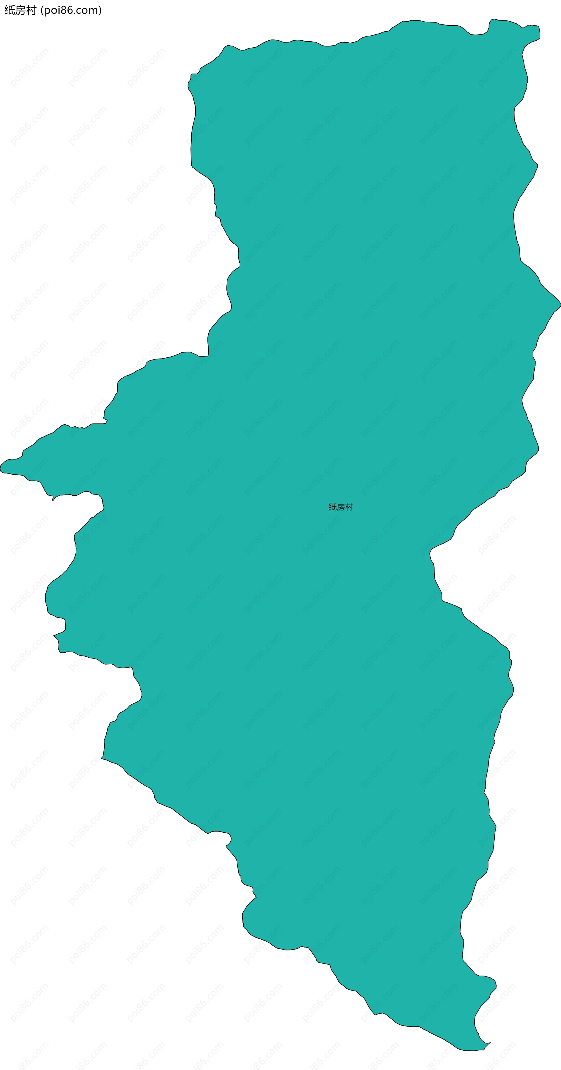 纸房村边界地图