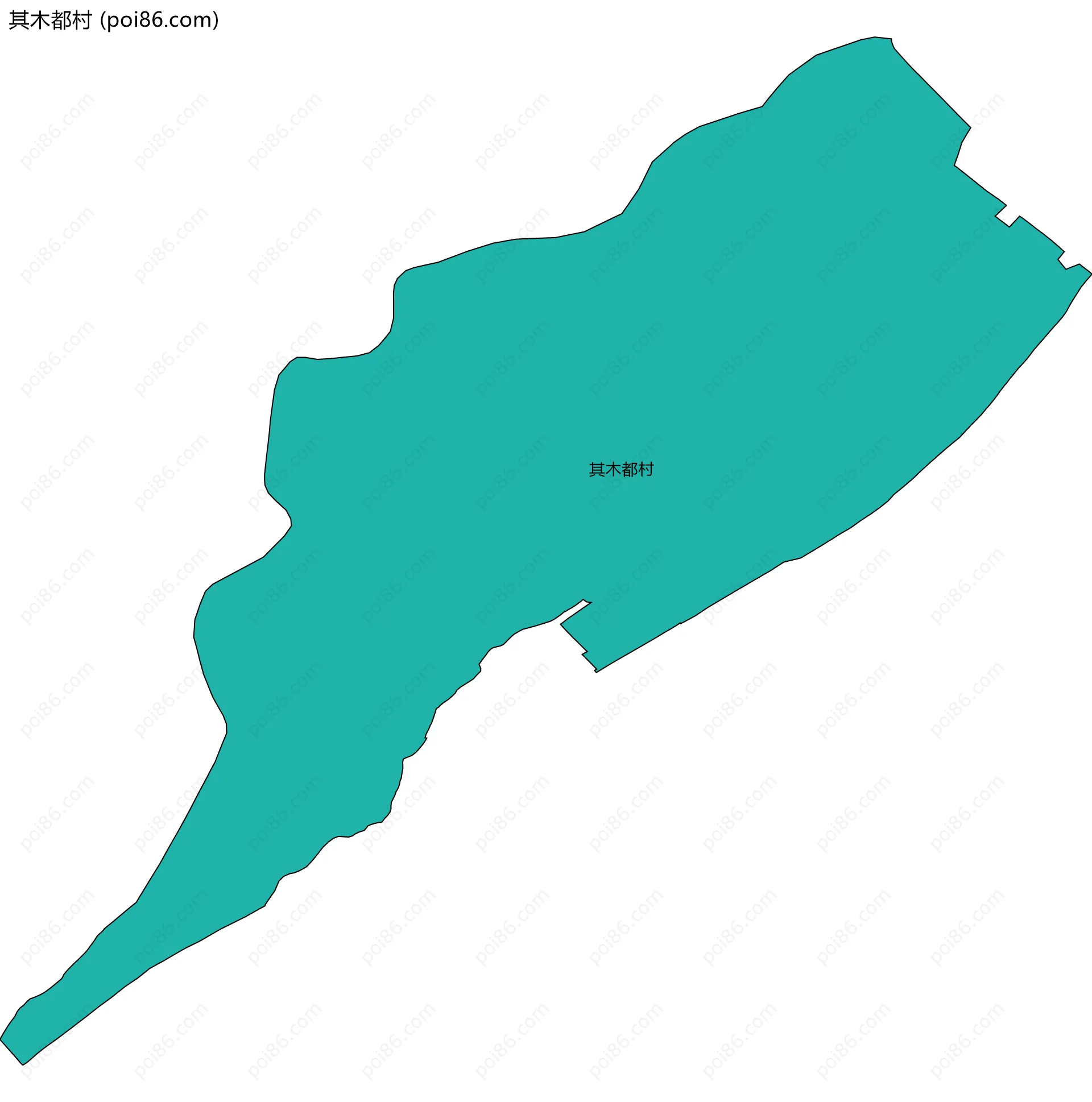 其木都村边界地图