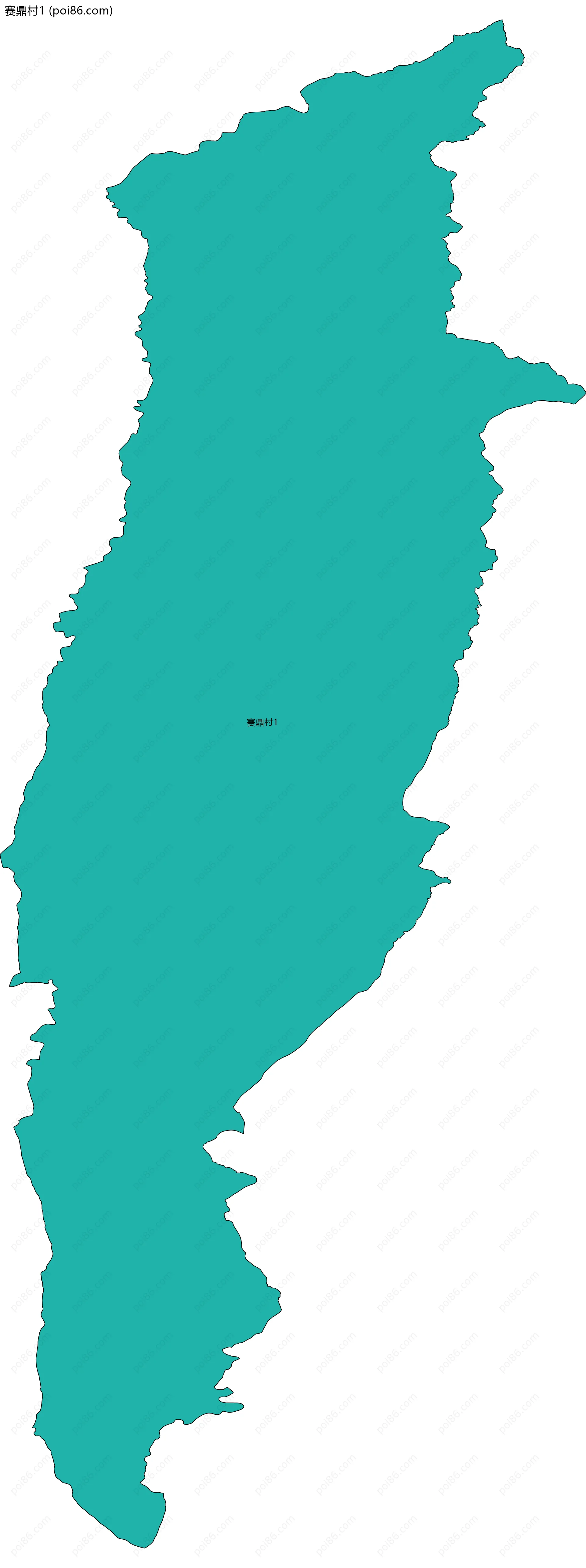 赛鼎村1边界地图