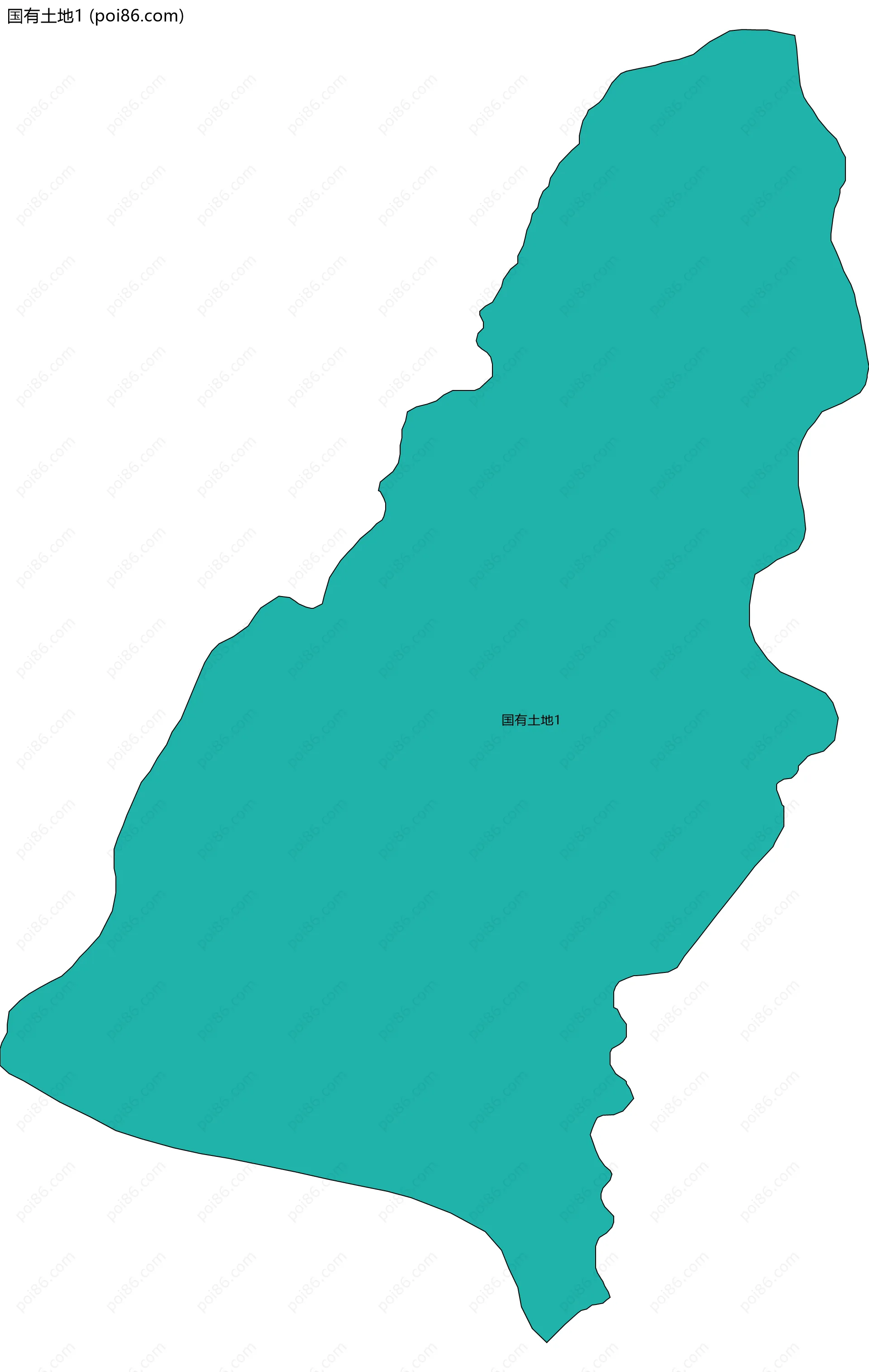 国有土地1边界地图