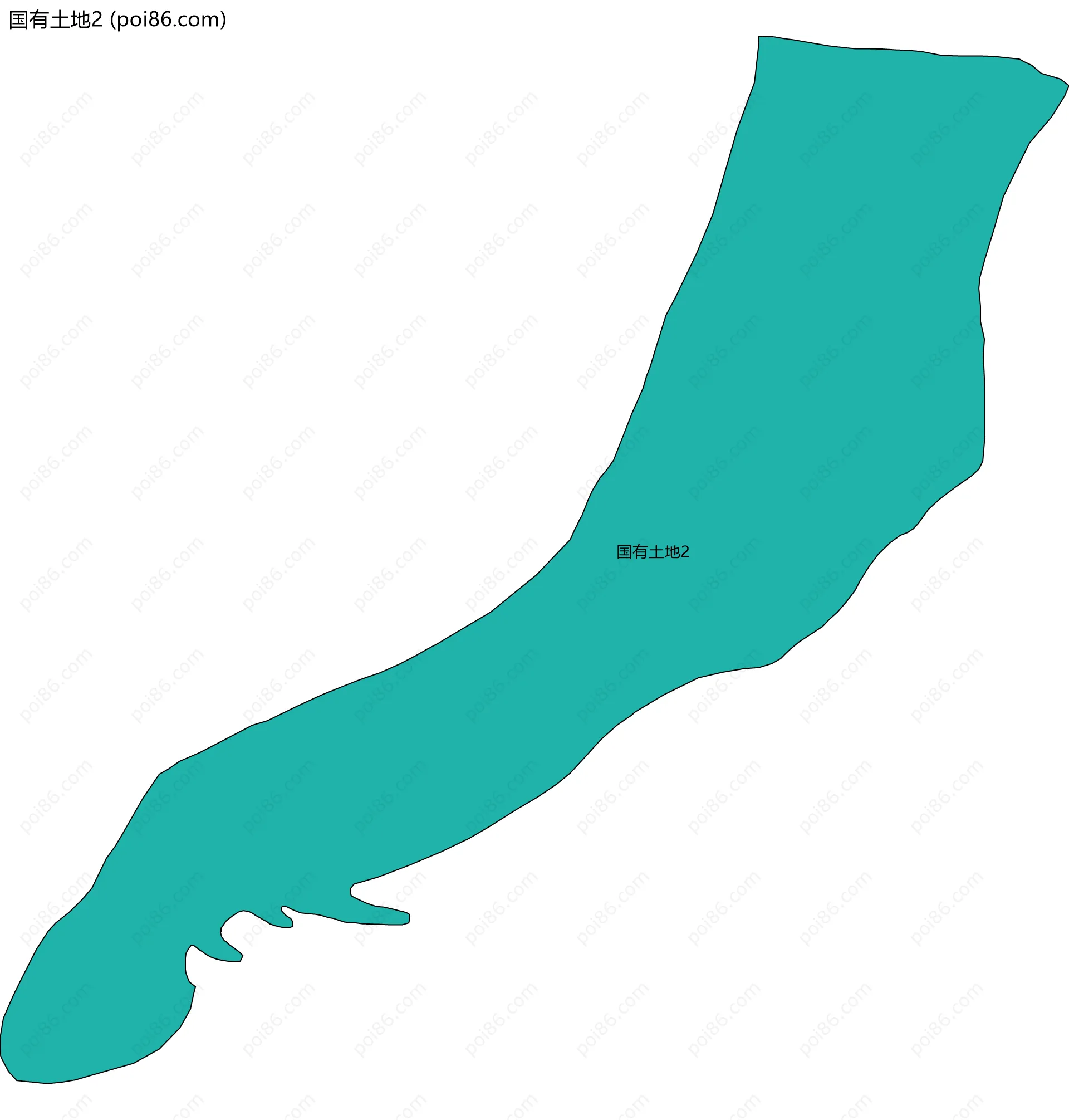 国有土地2边界地图