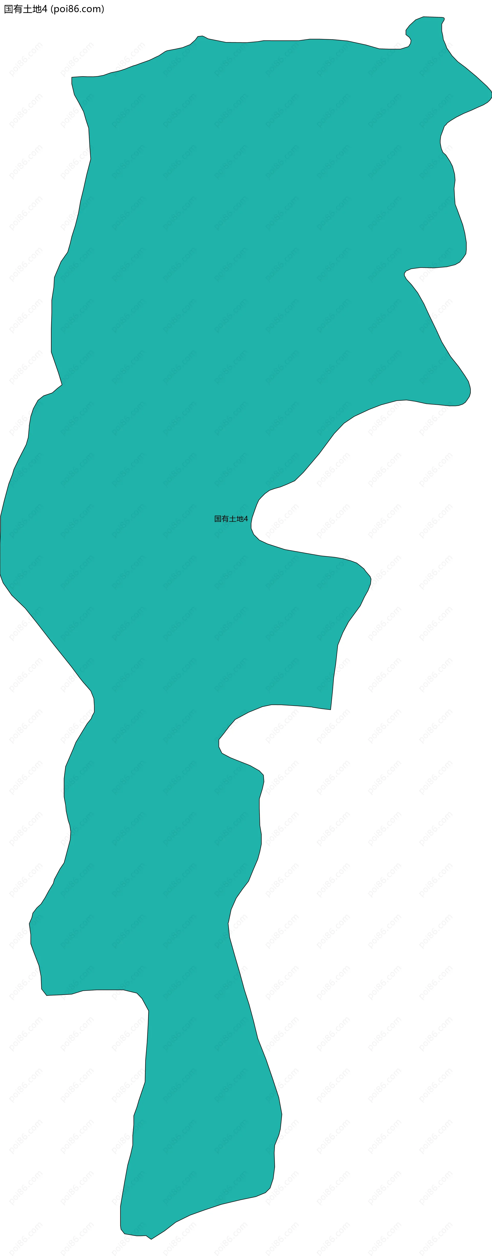 国有土地4边界地图