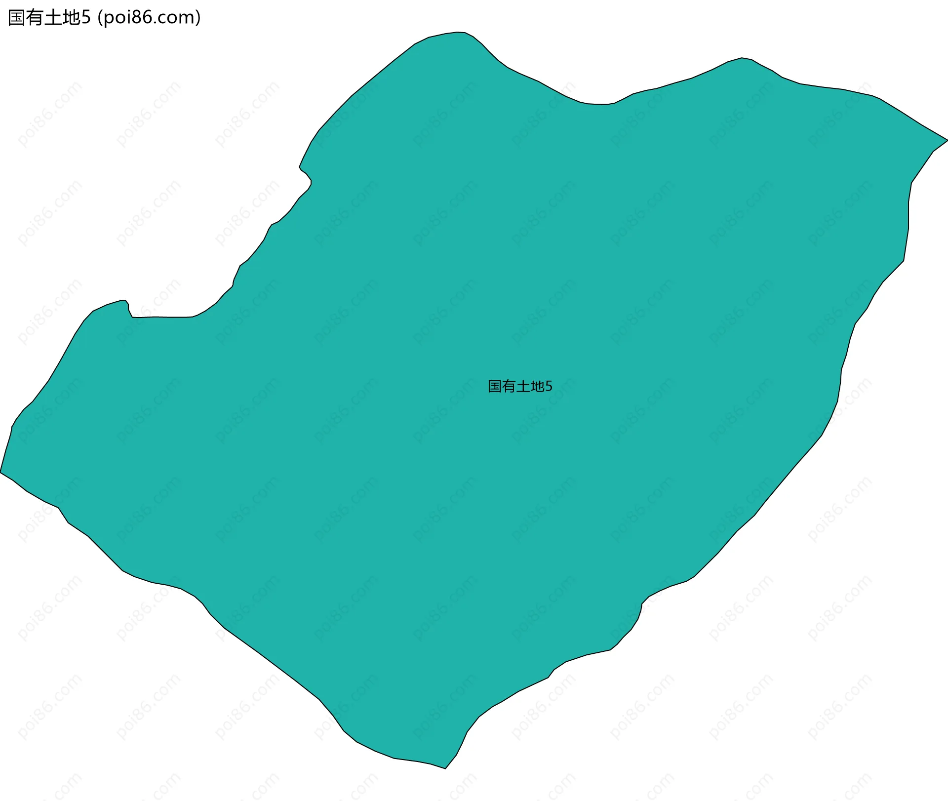 国有土地5边界地图