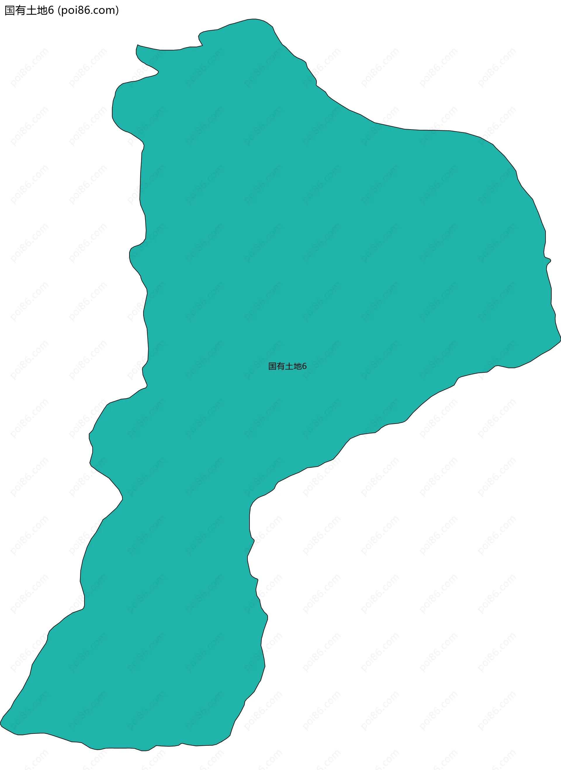 国有土地6边界地图