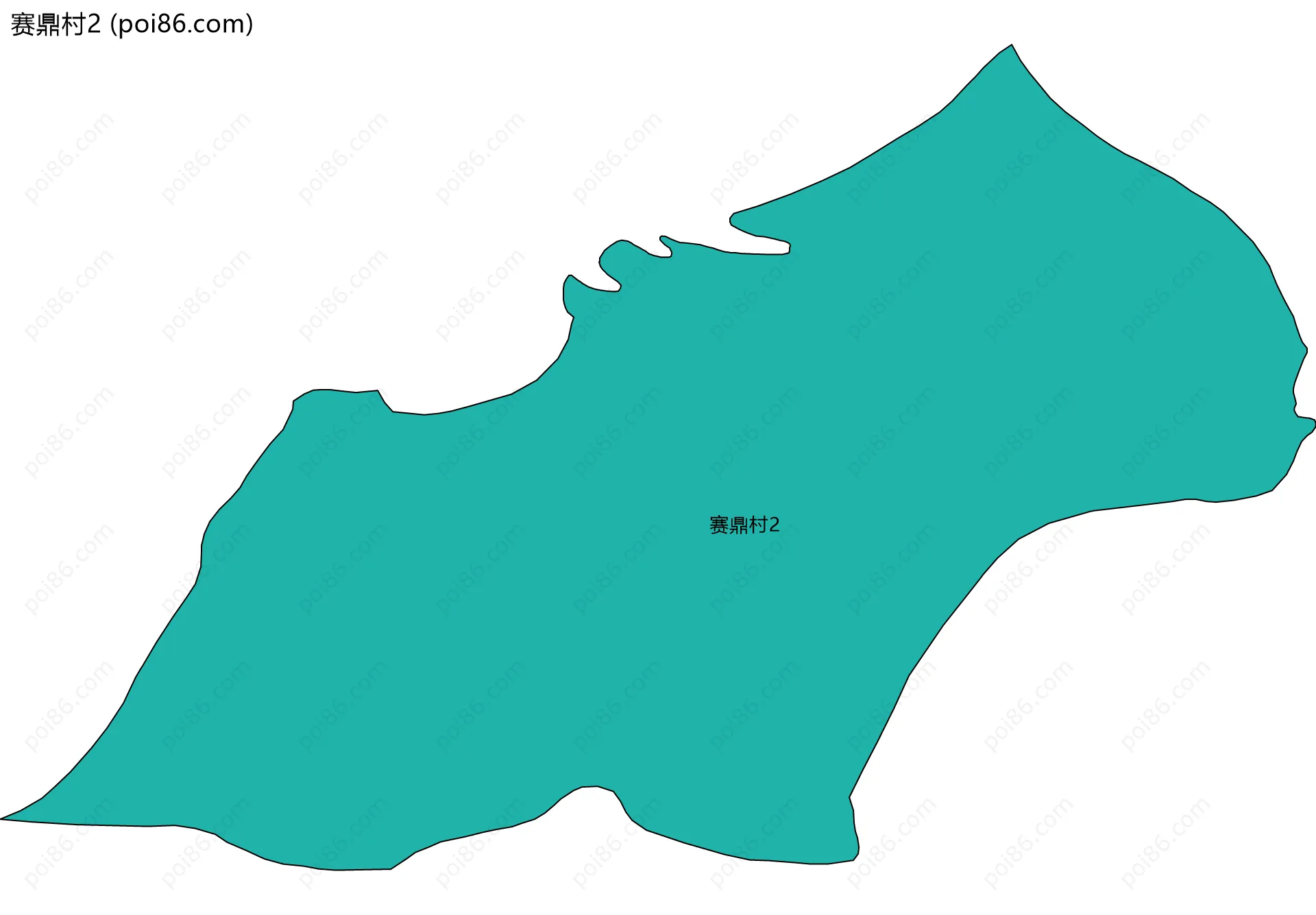 赛鼎村2边界地图