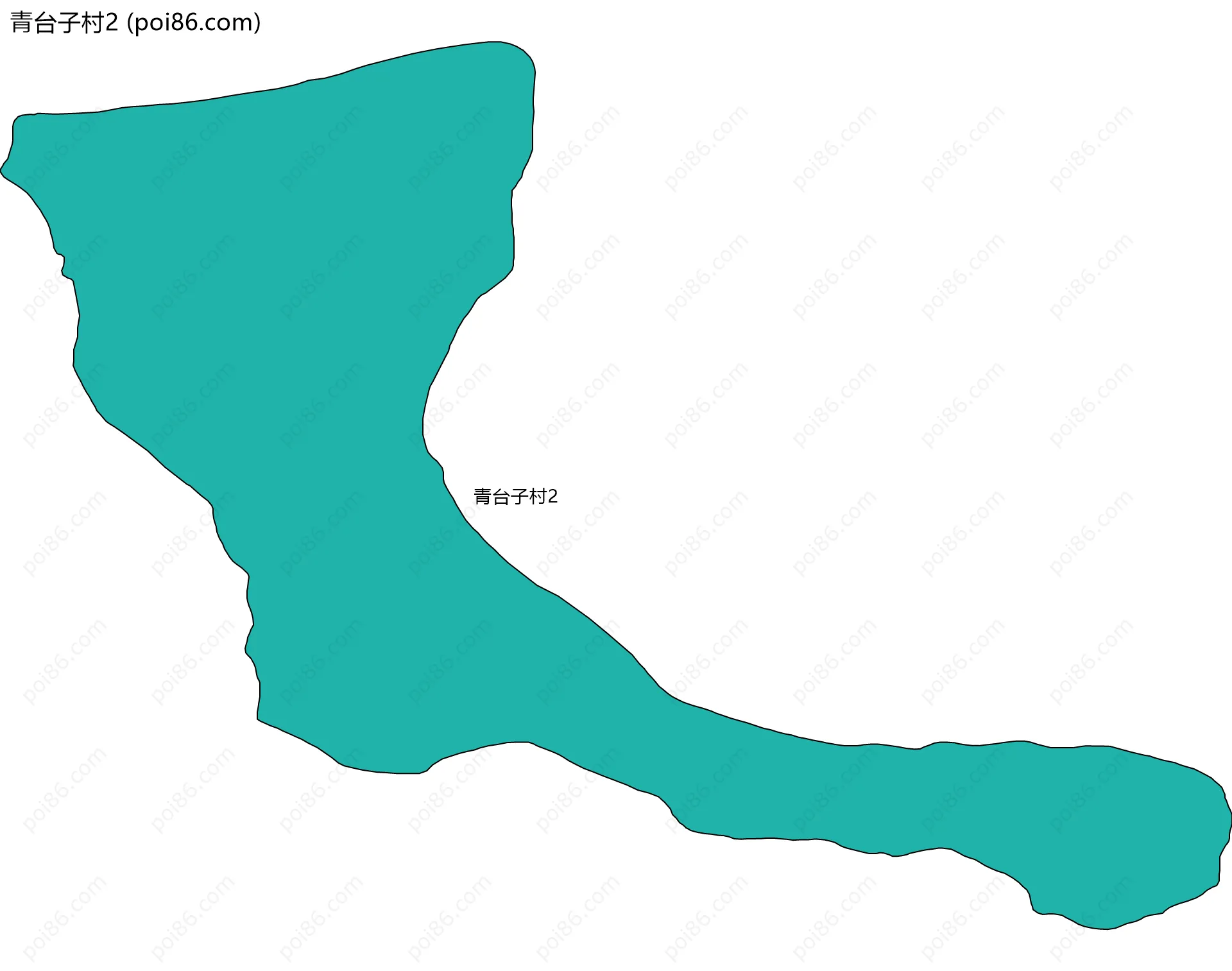 青台子村2边界地图
