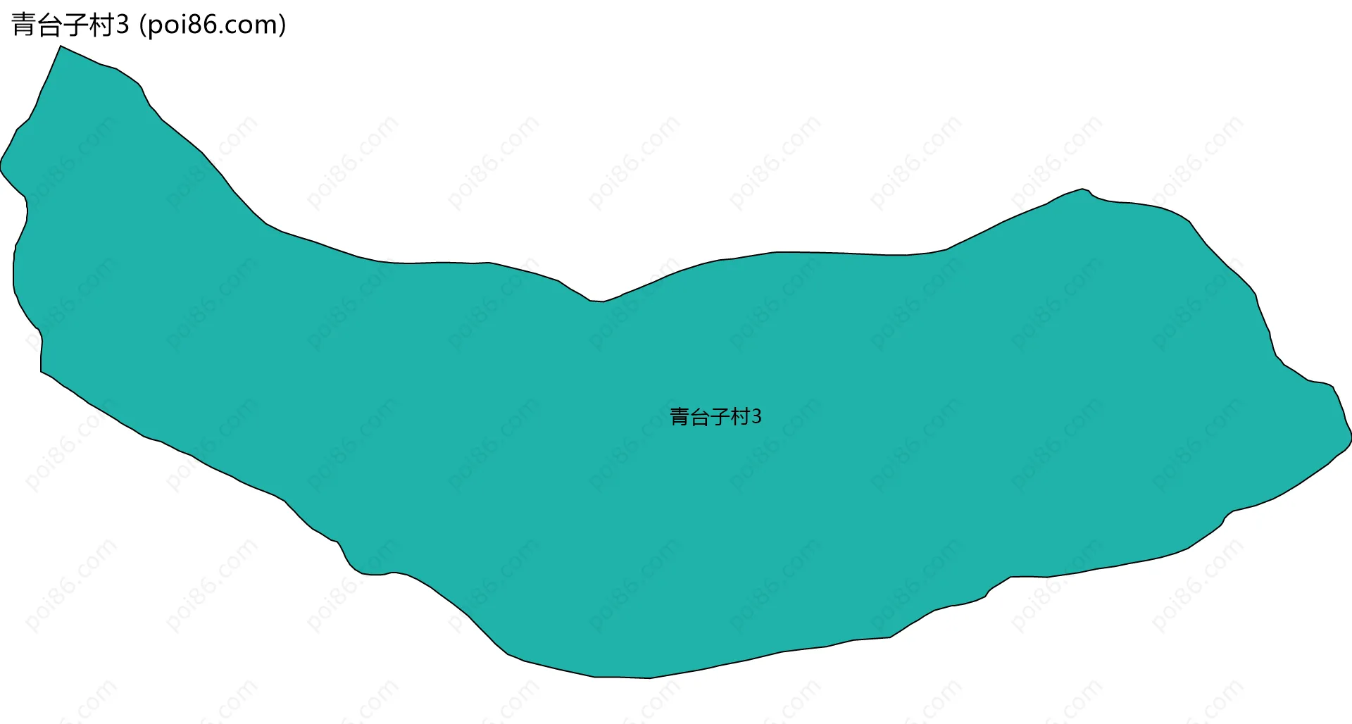 青台子村3边界地图