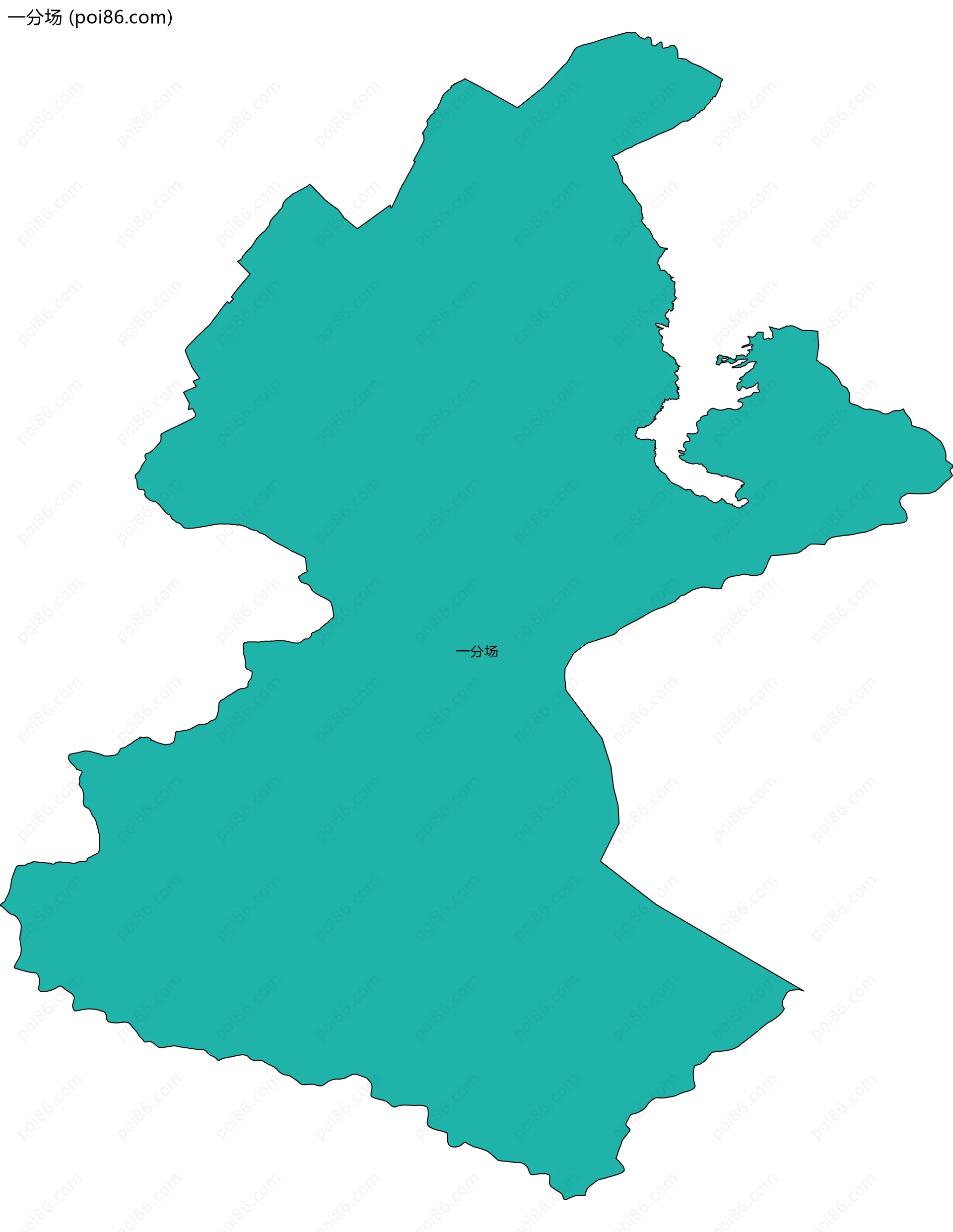 一分场边界地图