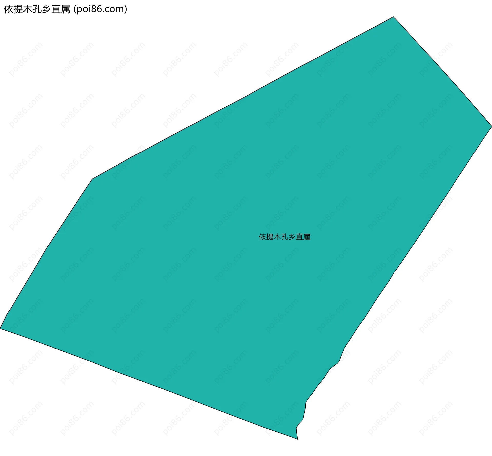 依提木孔乡直属边界地图