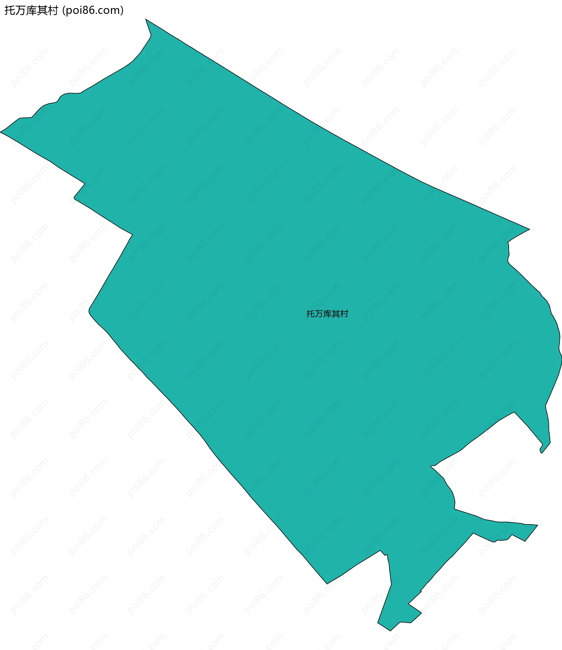 托万库其村边界地图