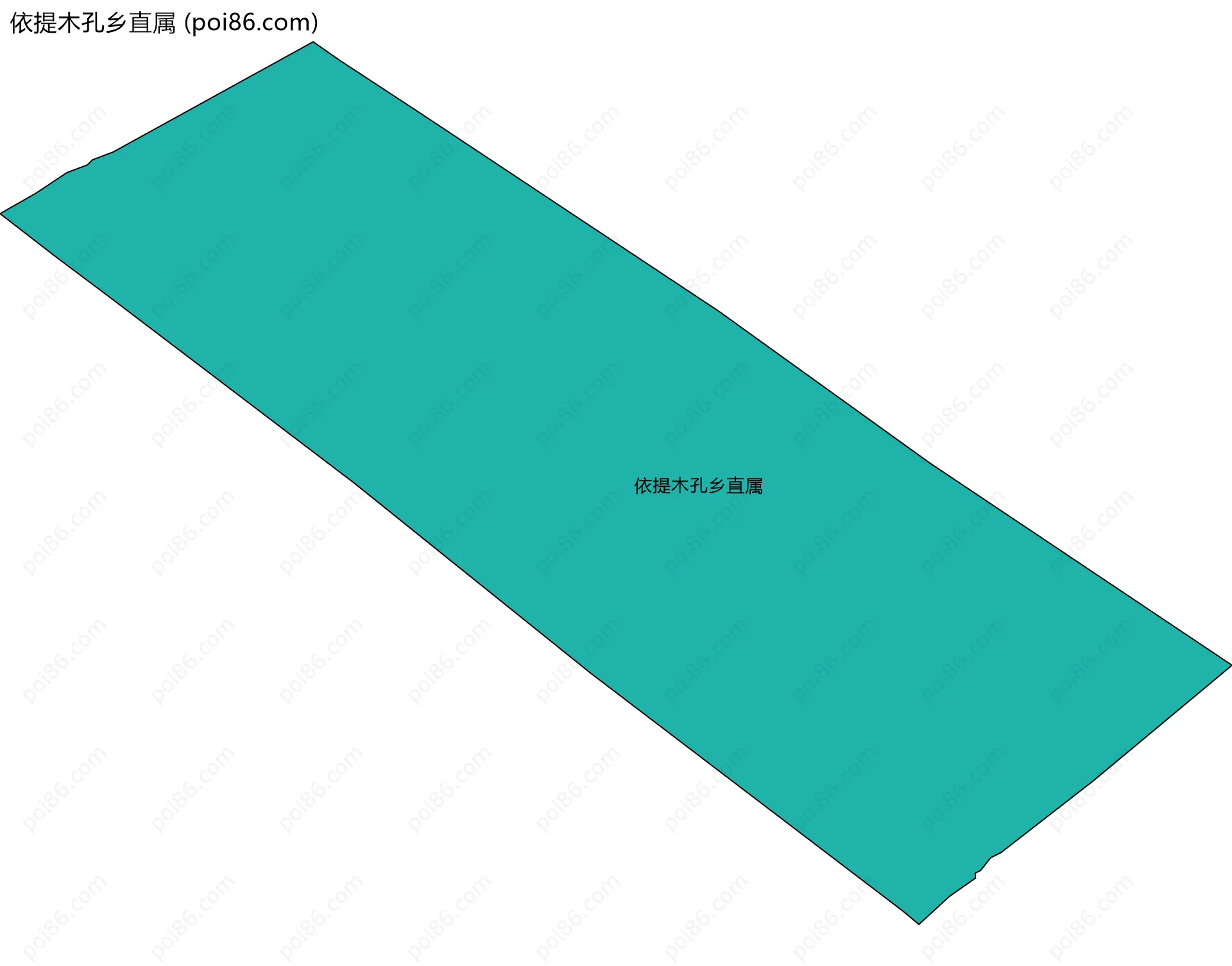 依提木孔乡直属边界地图