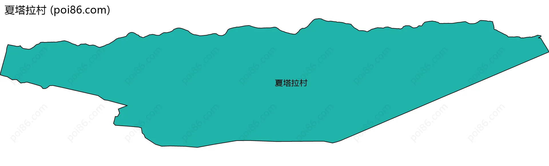 夏塔拉村边界地图