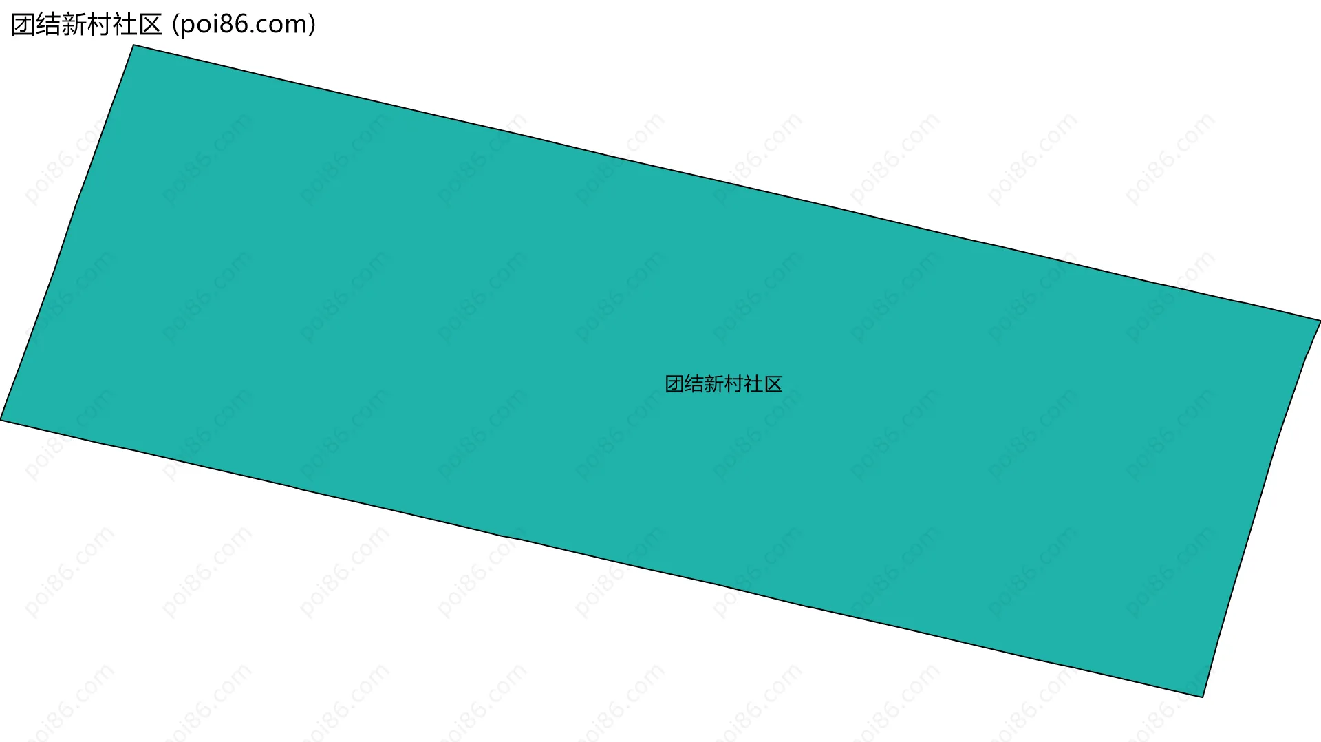 团结新村社区边界地图