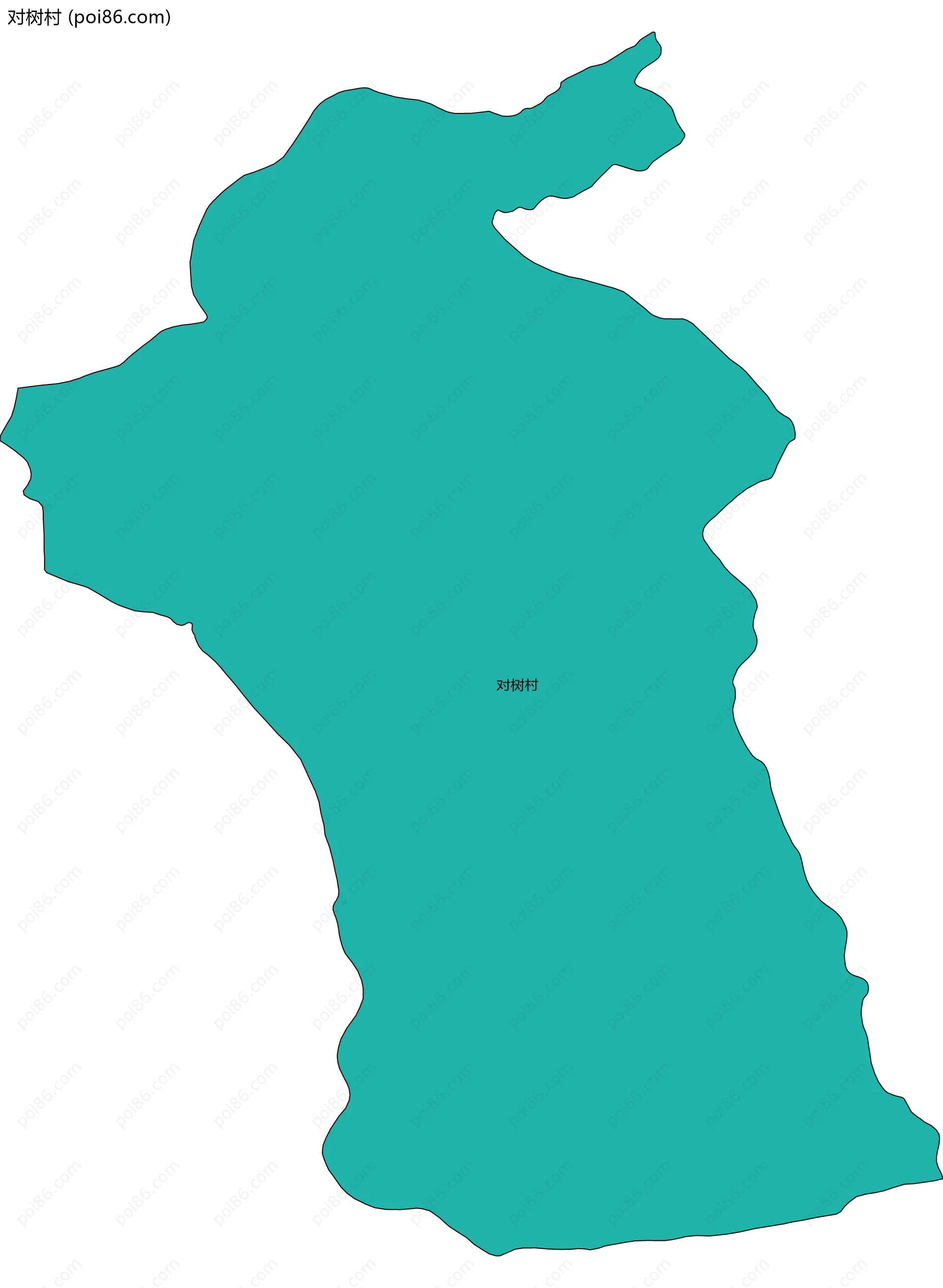 对树村边界地图