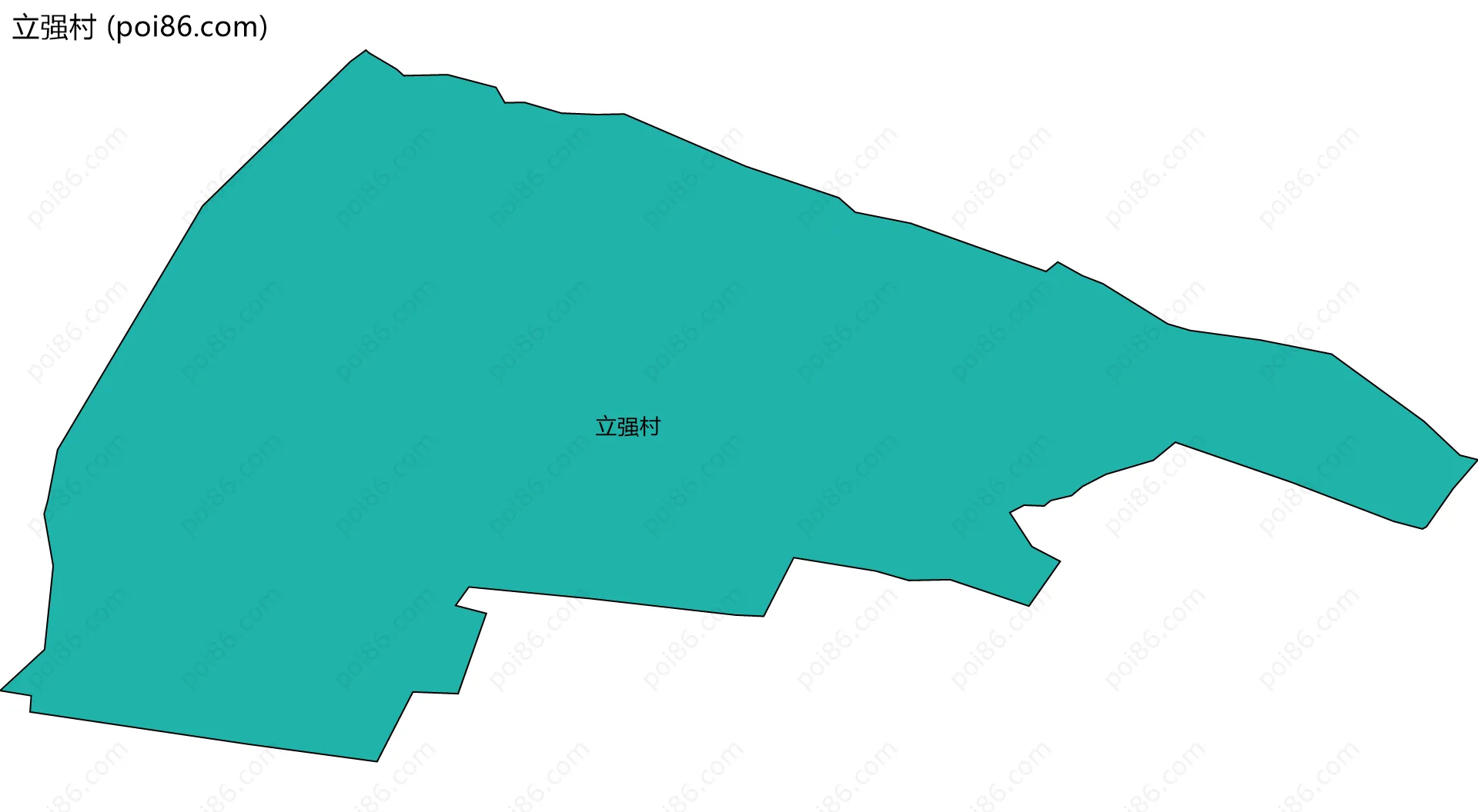 立强村边界地图