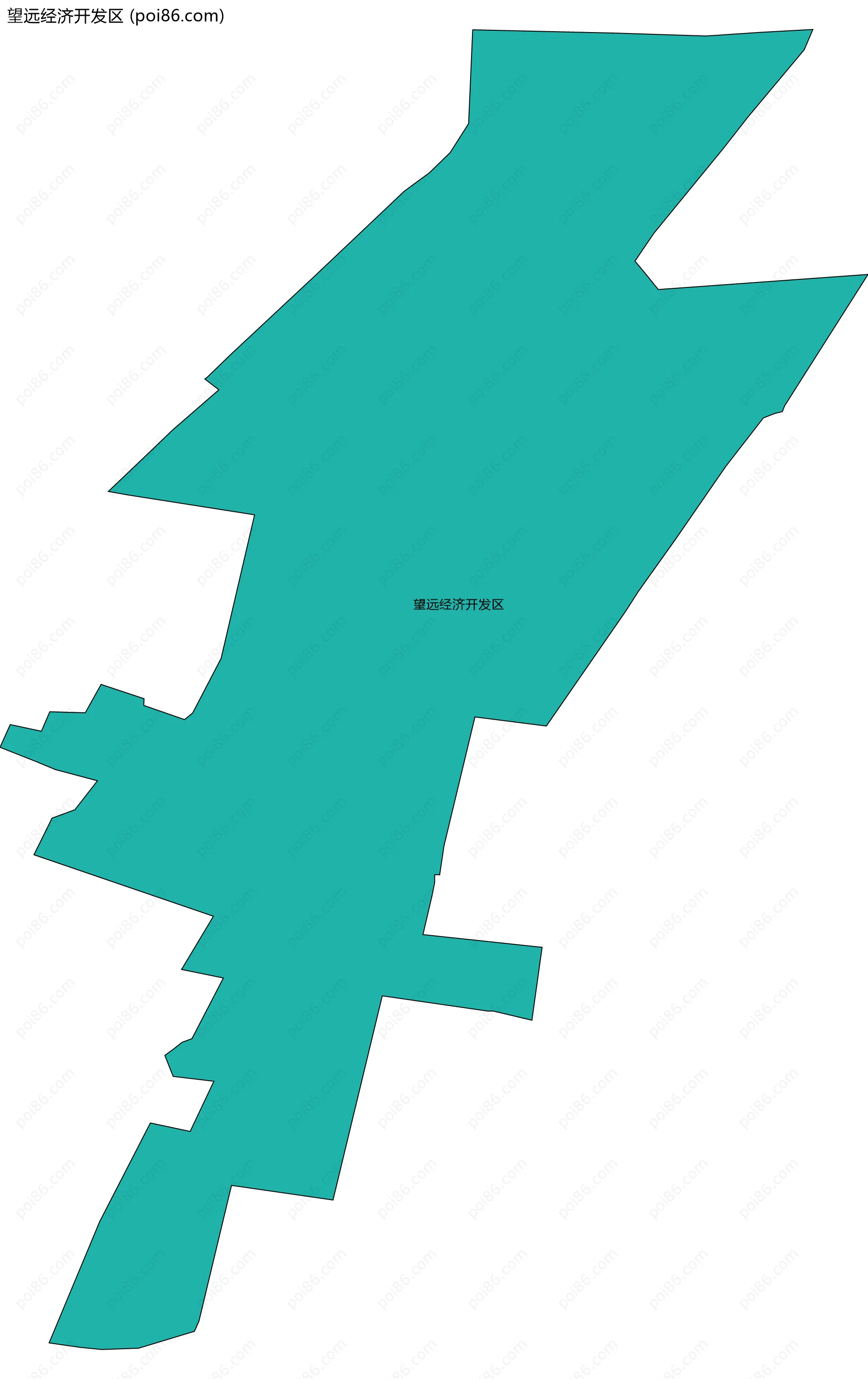 望远经济开发区边界地图