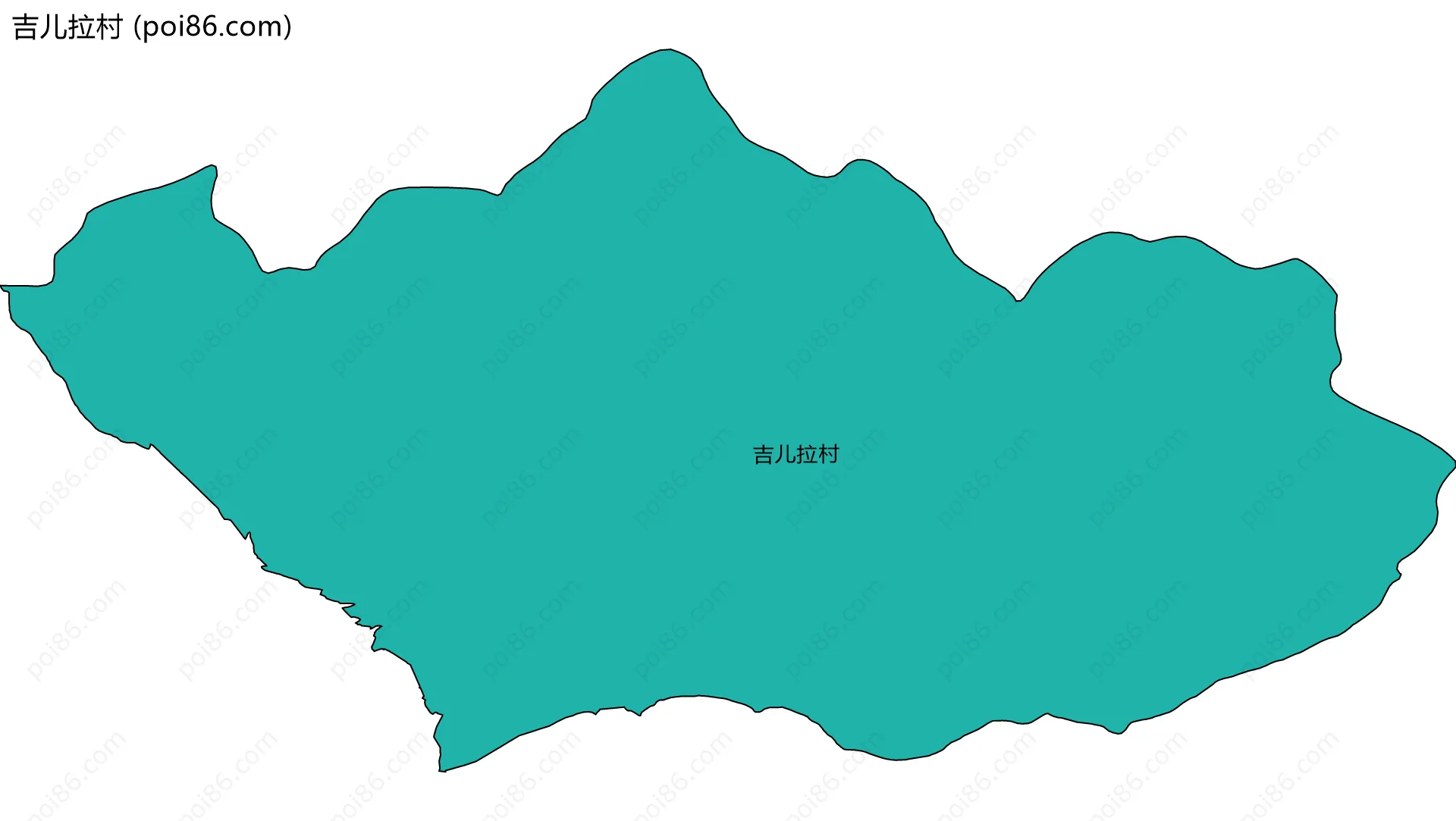 吉儿拉村边界地图