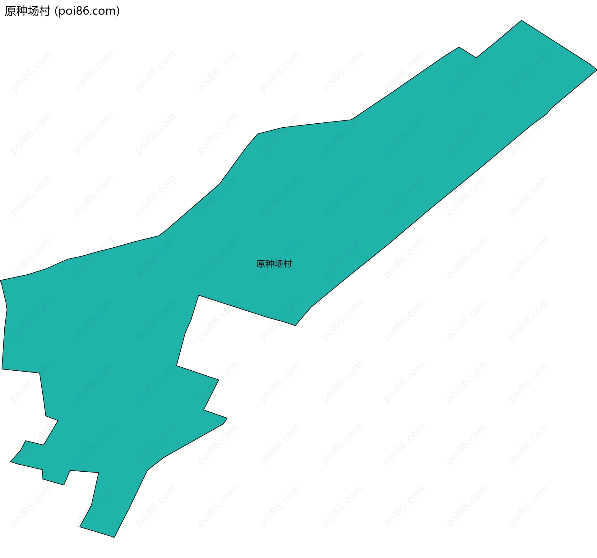 原种场村边界地图