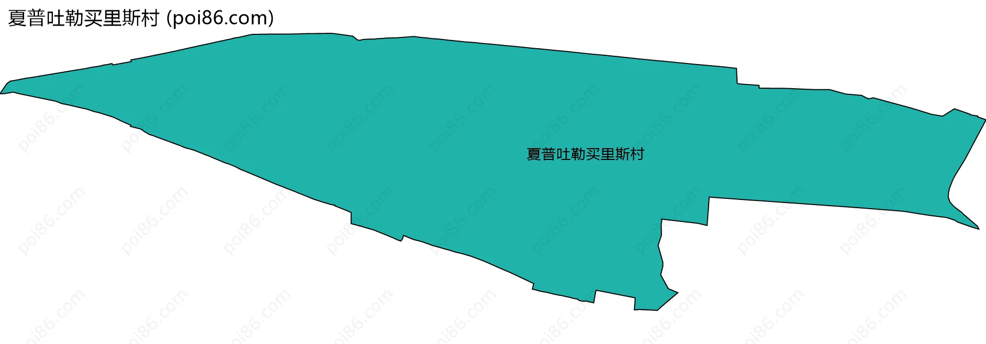 夏普吐勒买里斯村边界地图