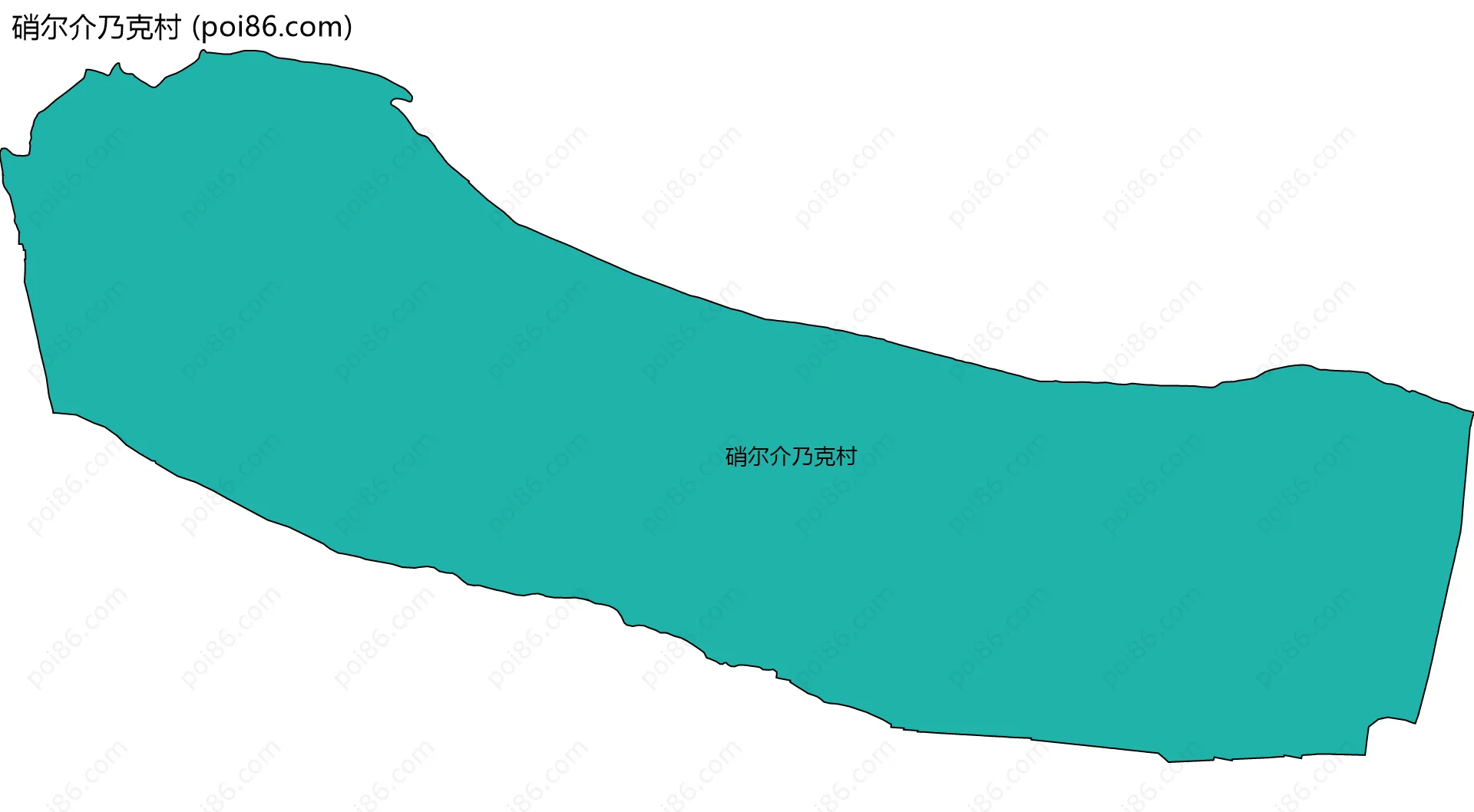 硝尔介乃克村边界地图