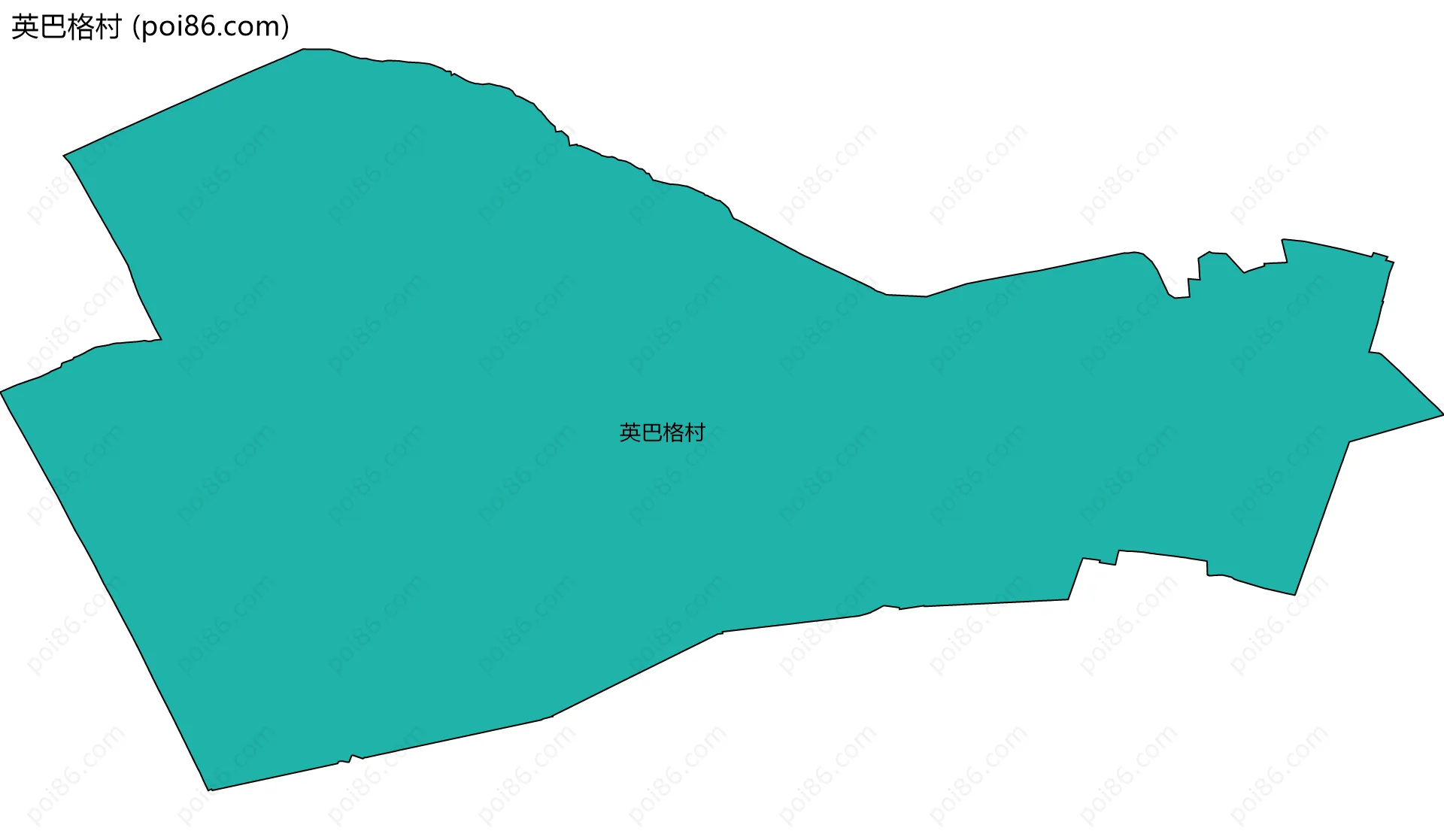 英巴格村边界地图