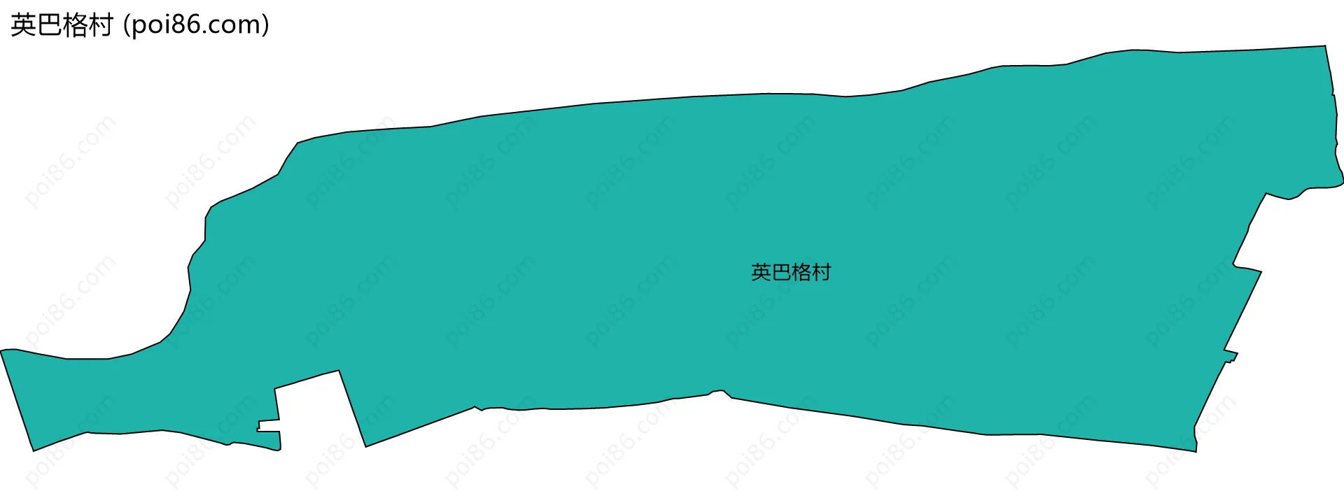 英巴格村边界地图