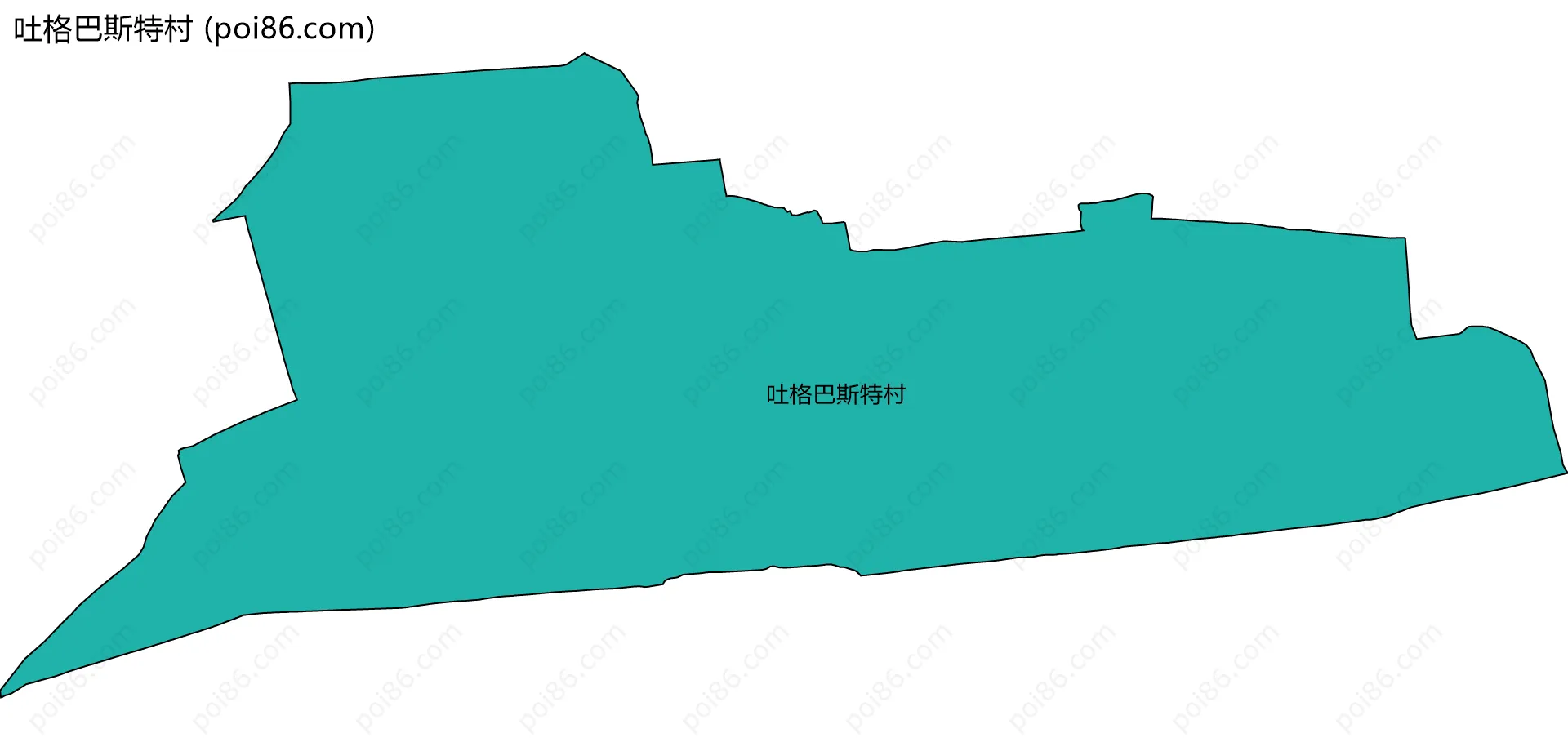 吐格巴斯特村边界地图