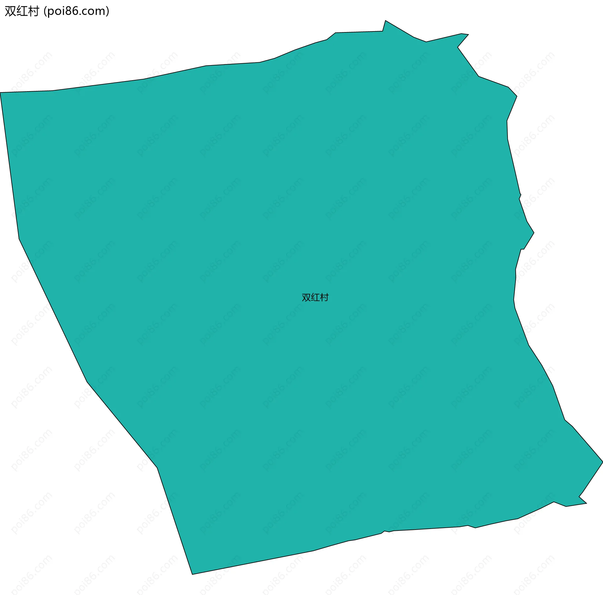 双红村边界地图