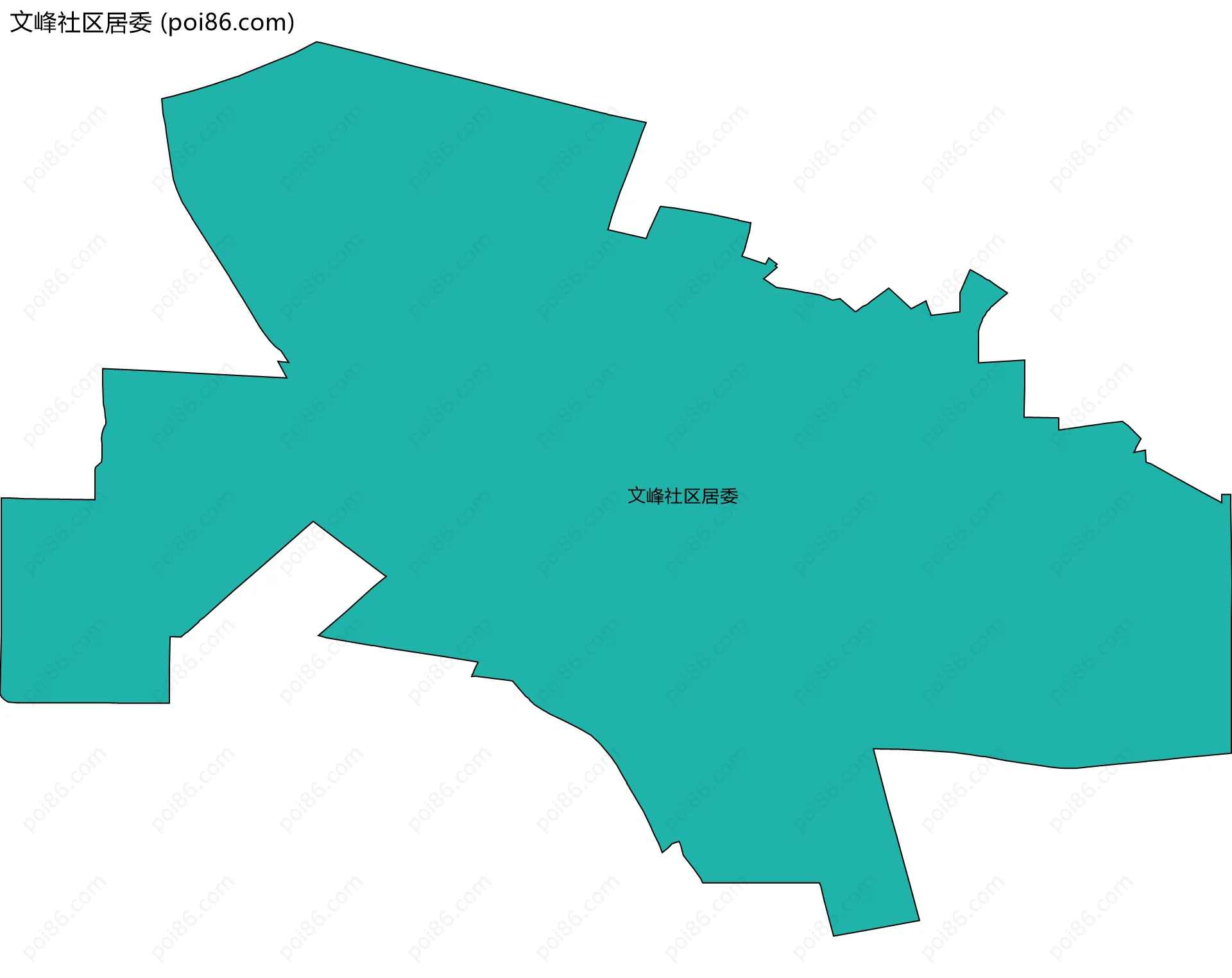 文峰社区居委边界地图