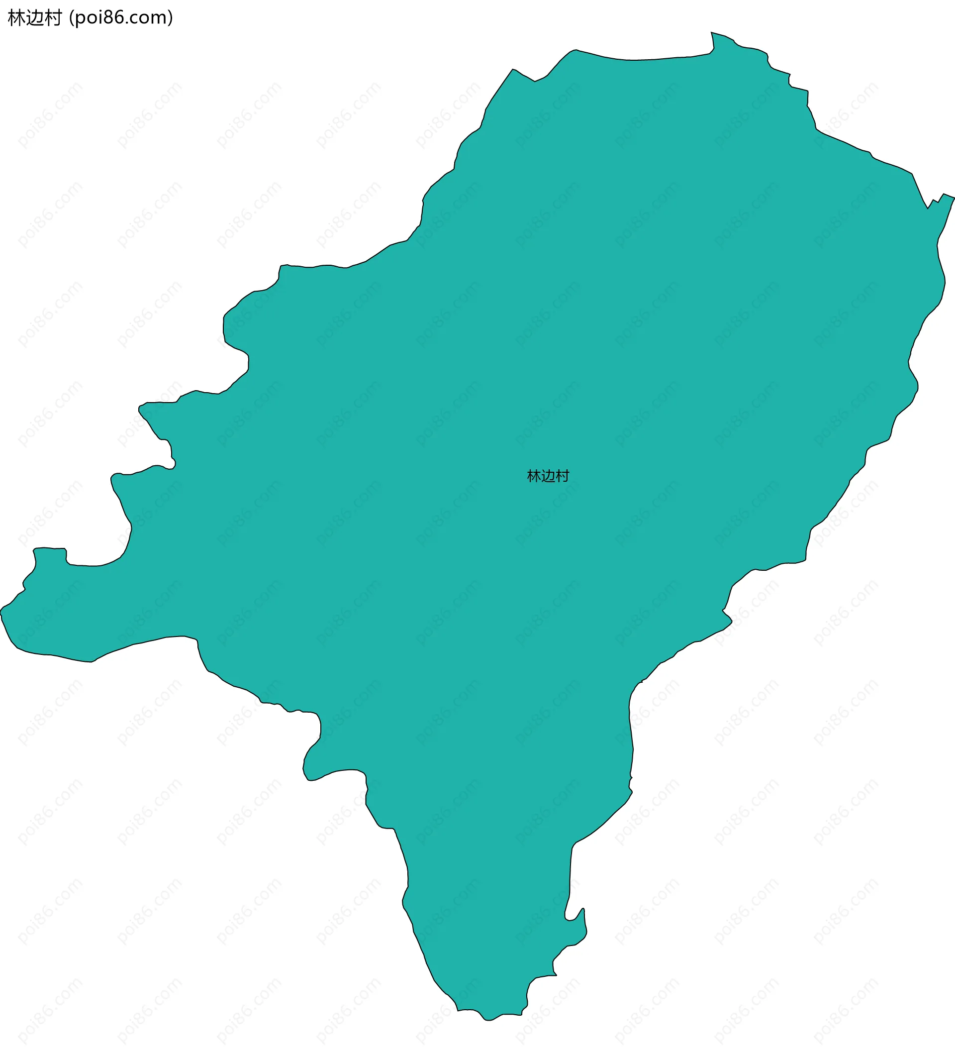林边村边界地图
