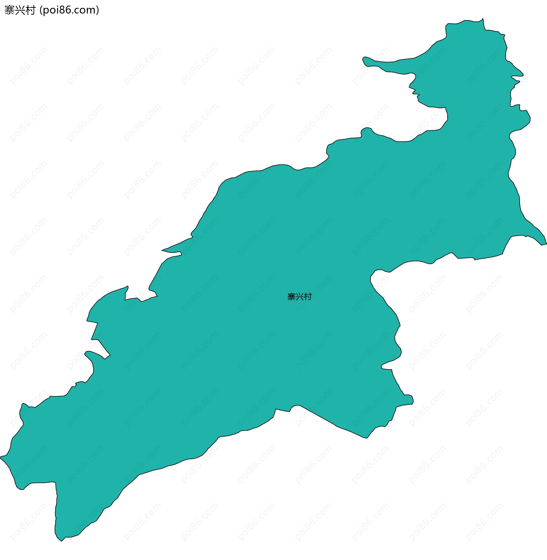 寨兴村边界地图